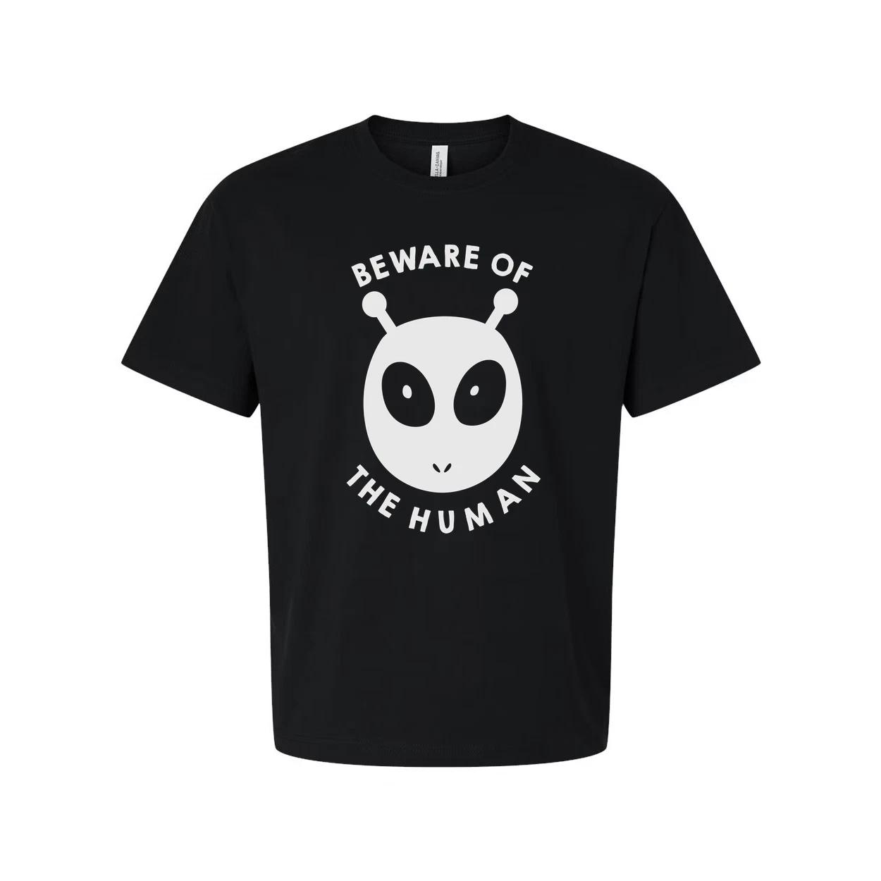 Beware Of The Human Graphic T Shirt Unisex White Cotton Tee Short Sleeve Regular XL
Beware Of The Human Graphic T Shirt Unisex White Cotton Tee Short Sleeve Regular XL