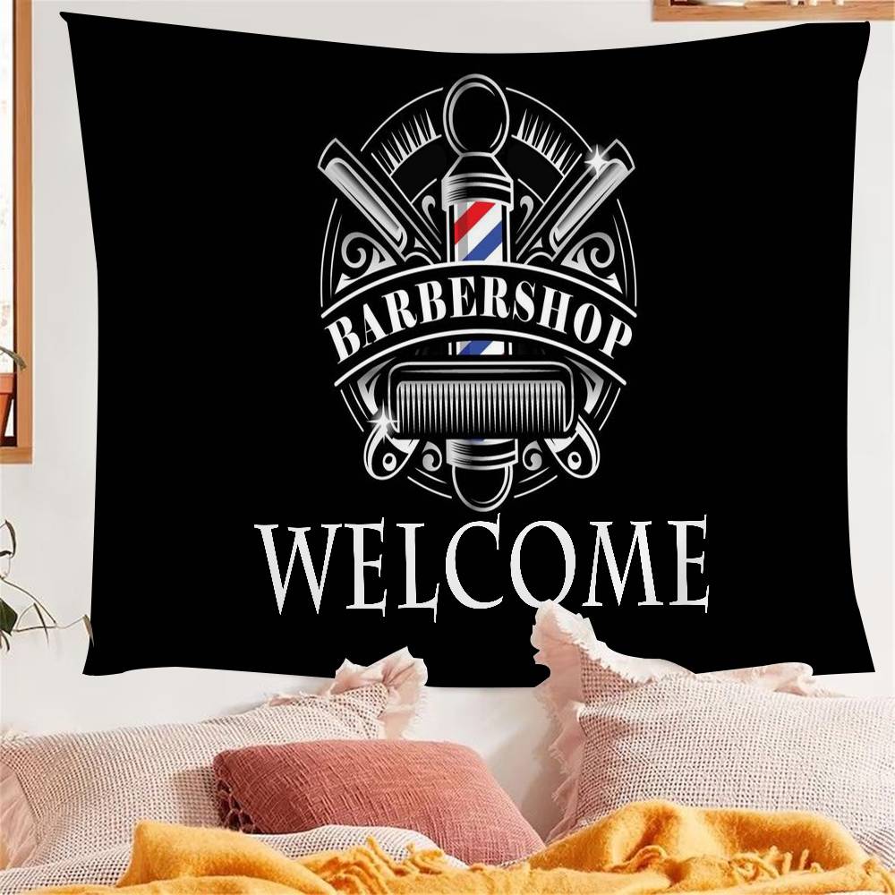 Vintage Barber Shop Welcome Hippie Wall Hanging Tapestries Bohemian Wall Tapestries Mandala INS Home Decor 74x94cm(29x37in)
Vintage Barber Shop Welcome Hippie Wall Hanging Tapestries Bohemian Wall Tapestries Mandala INS Home Decor 74x94cm(29x37in)