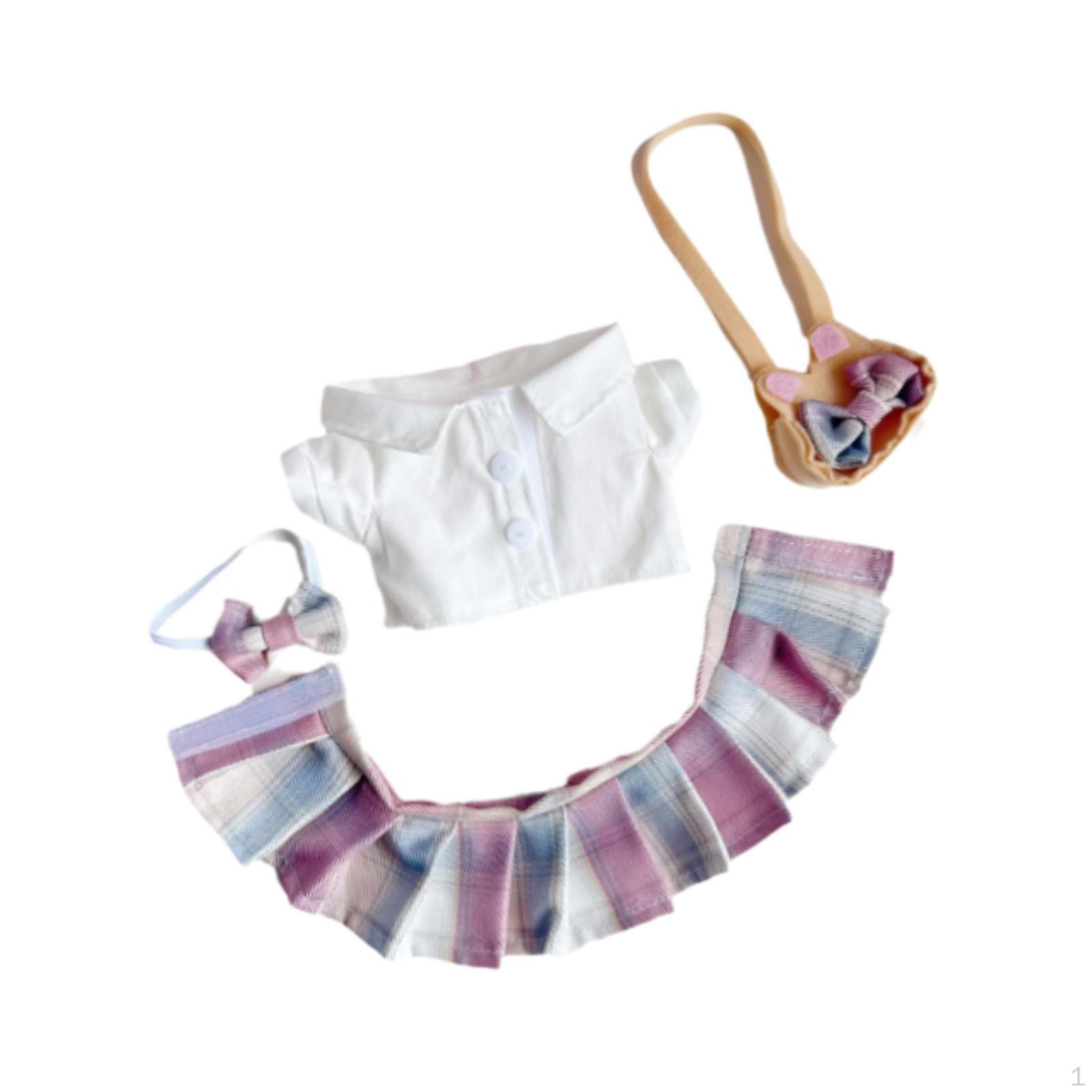 15 см плюшевая кукольная одежда своими руками подарок для девочки, очаровательные, плюшевые аксессуары костюмы мягкие стильные JK Set
15 см плюшевая кукольная одежда своими руками подарок для девочки, очаровательные, плюшевые аксессуары костюмы мягкие стильные JK Set