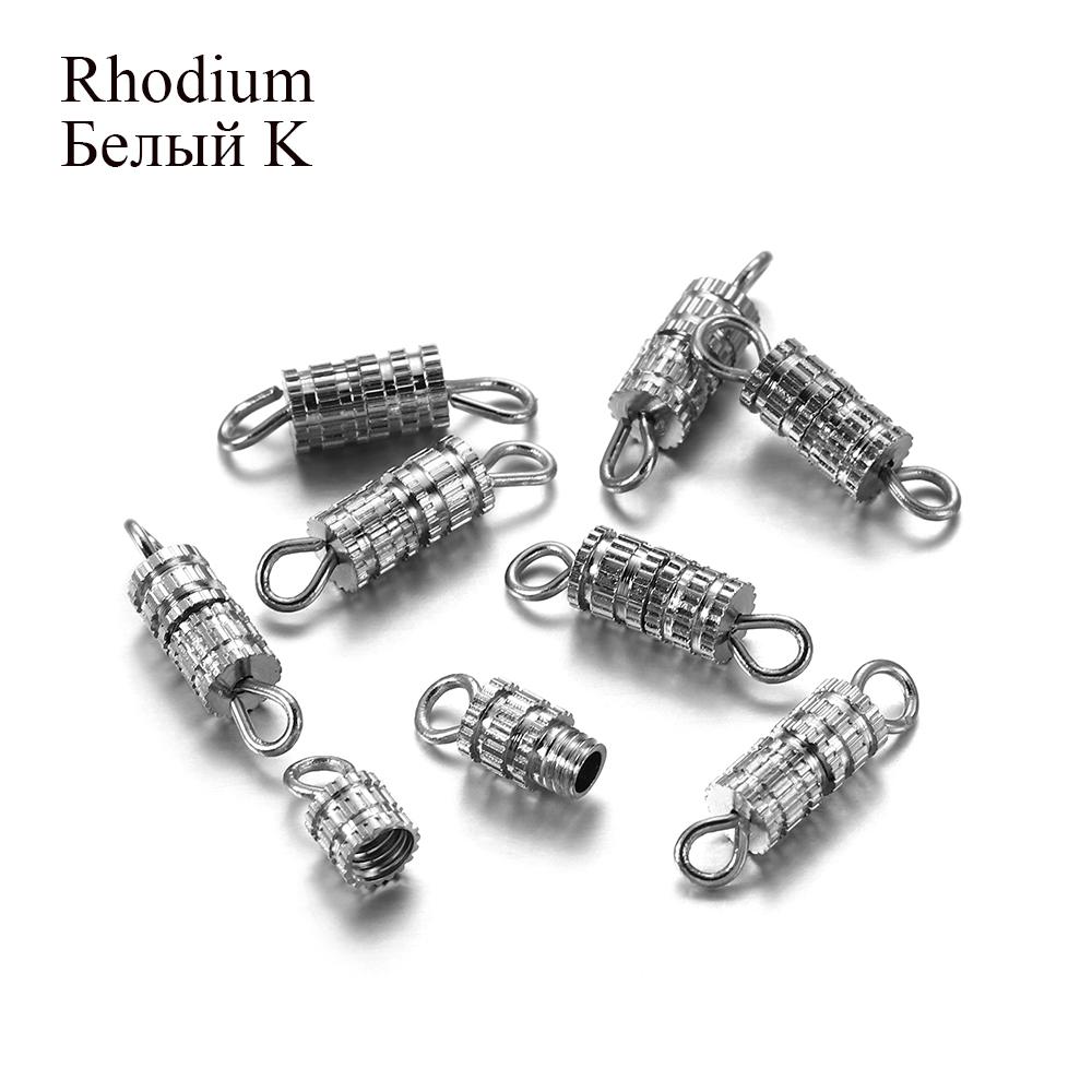 30pcs/lot Screw Clasps Connectors Cylinder Fasteners Buckle Closed For Diy Jewelry Making Finding Supplies Accessories Bracelet 14x3.8mm
30pcs/lot Screw Clasps Connectors Cylinder Fasteners Buckle Closed For Diy Jewelry Making Finding Supplies Accessories Bracelet 14x3.8mm