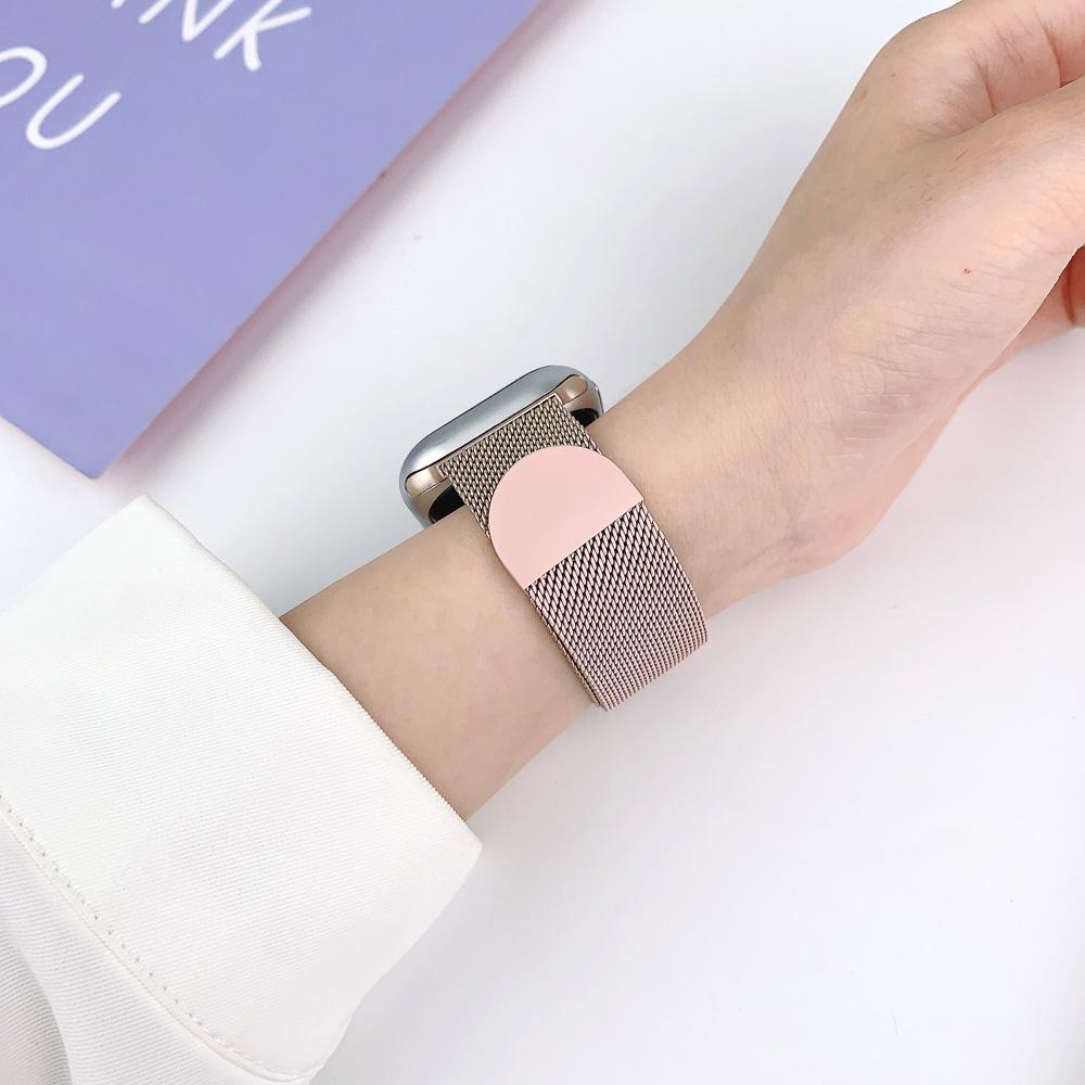 For Apple Watch 10 46mm/Ultra 2/Ultra 49mm/9 8 7 45mm/SE (2023) SE (2022) SE 6 5 4 44mm/3 2 1 42mm Gradient Milanese Strap Purple+Rose Pink
For Apple Watch 10 46mm/Ultra 2/Ultra 49mm/9 8 7 45mm/SE (2023) SE (2022) SE 6 5 4 44mm/3 2 1 42mm Gradient Milanese Strap Purple+Rose Pink