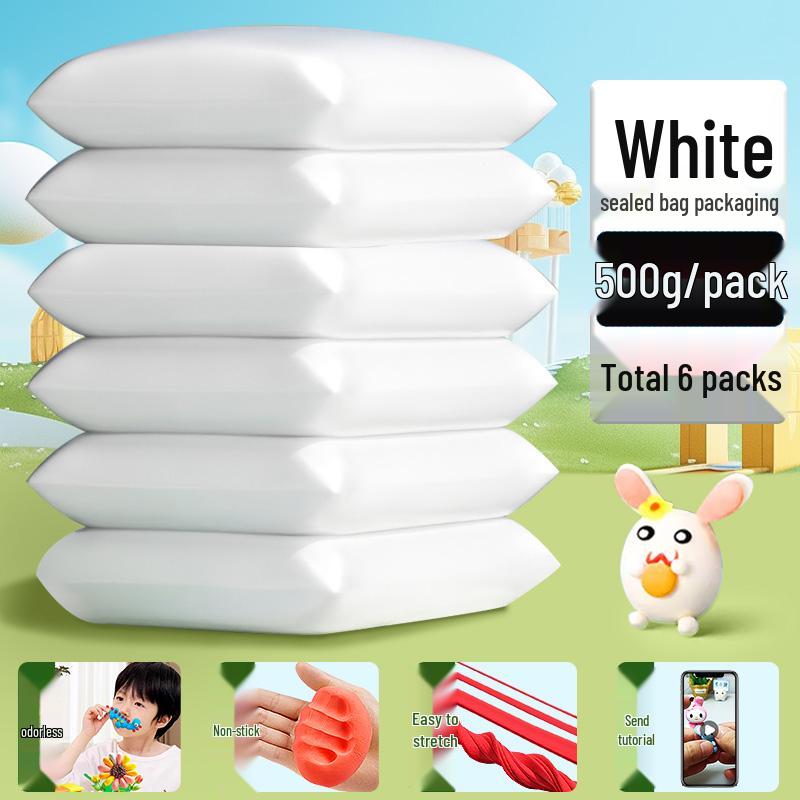 500g Black & White Modeling Clay for DIY & School Projects
500g Black & White Modeling Clay for DIY & School Projects