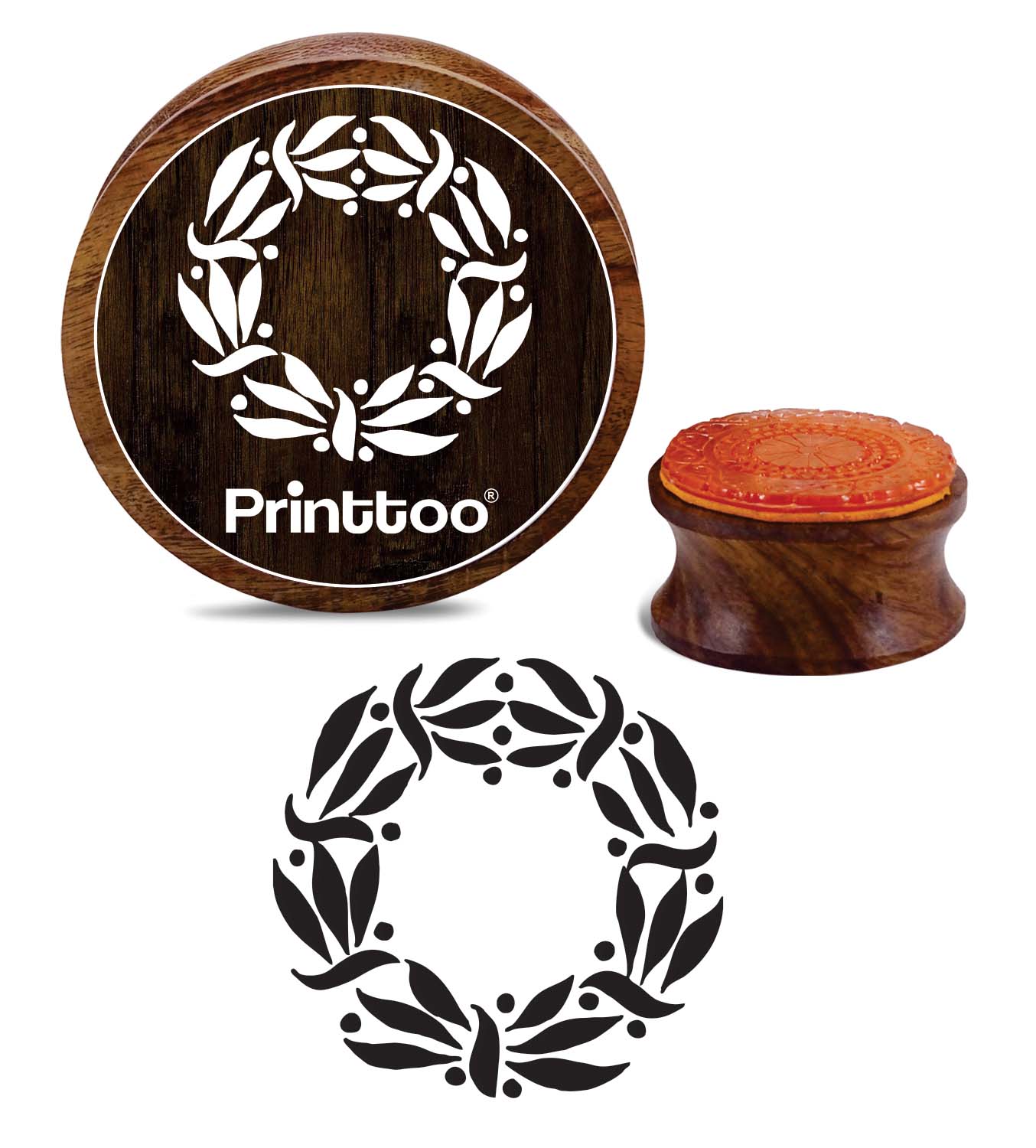 Printtoo Leaf Pattern Round Craft Textile Brown Wooden Rubber Stamp Scrap-booking-2 2 Inch Diameter коричневый
Printtoo Leaf Pattern Round Craft Textile Brown Wooden Rubber Stamp Scrap-booking-2 2 Inch Diameter коричневый