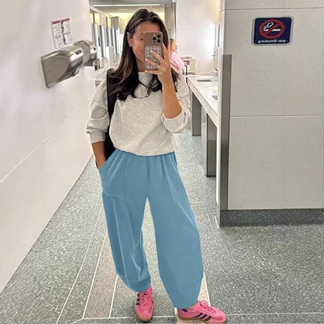 Women s Pants Pocket Women s Plus Size Casual Sports Pants Elastic Pants 5XL світло-синій колір
Women s Pants Pocket Women s Plus Size Casual Sports Pants Elastic Pants 5XL світло-синій колір