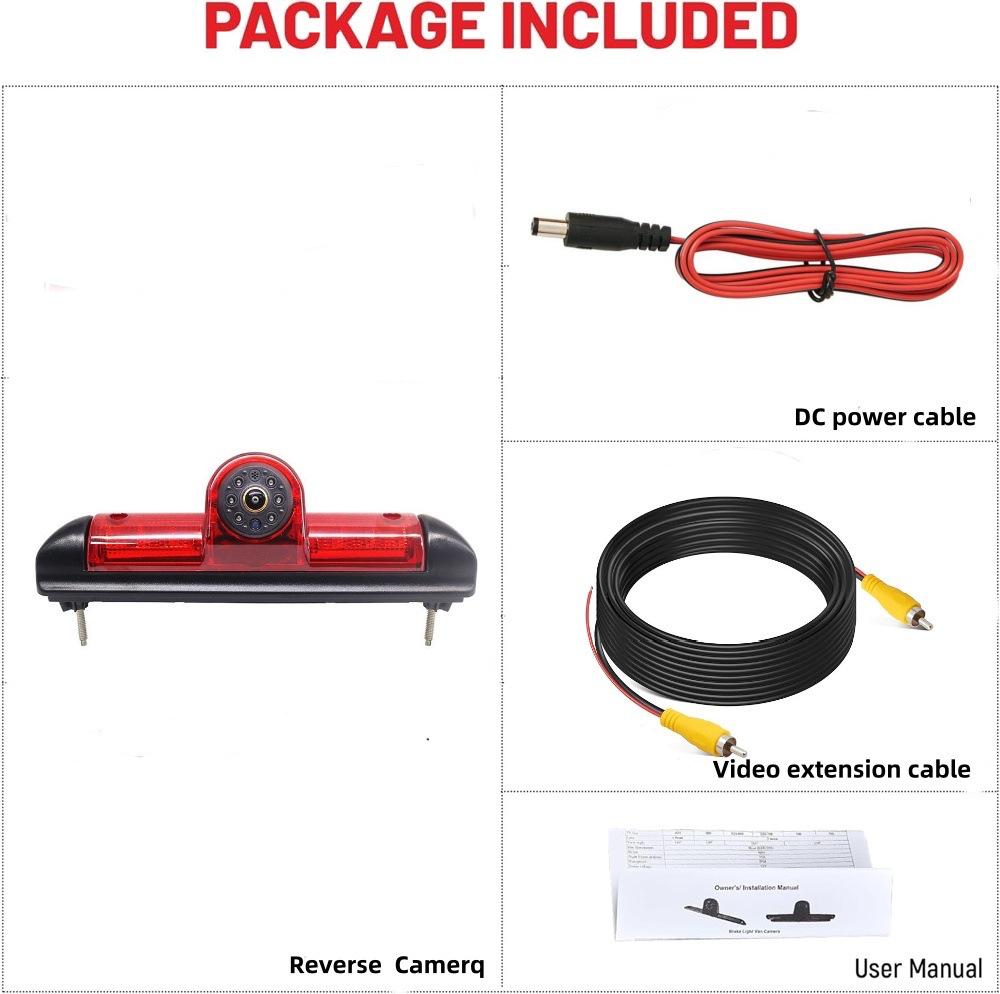 HD Reversing Camera for Fiat Ducato Citroen High-Mount Brake Light
HD Reversing Camera for Fiat Ducato Citroen High-Mount Brake Light