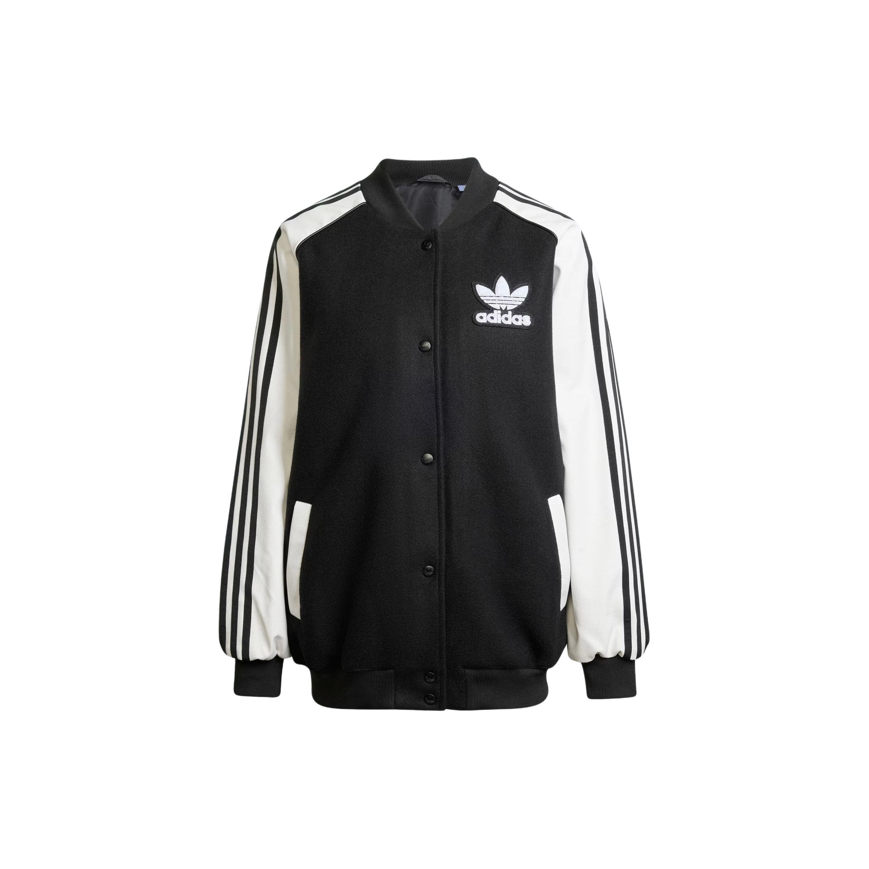Adidas Originals Sst Oversized Куртка Vrct с тремя полосками Женская куртка черная IR5519 S
Adidas Originals Sst Oversized Куртка Vrct с тремя полосками Женская куртка черная IR5519 S