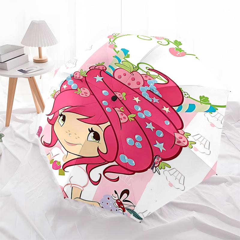 Strawberry Shortcake Automatic Folding Umbrella:8 Bone Iron Frame,Portable Design for Fans and Travelers0104092a
Strawberry Shortcake Automatic Folding Umbrella:8 Bone Iron Frame,Portable Design for Fans and Travelers0104092a