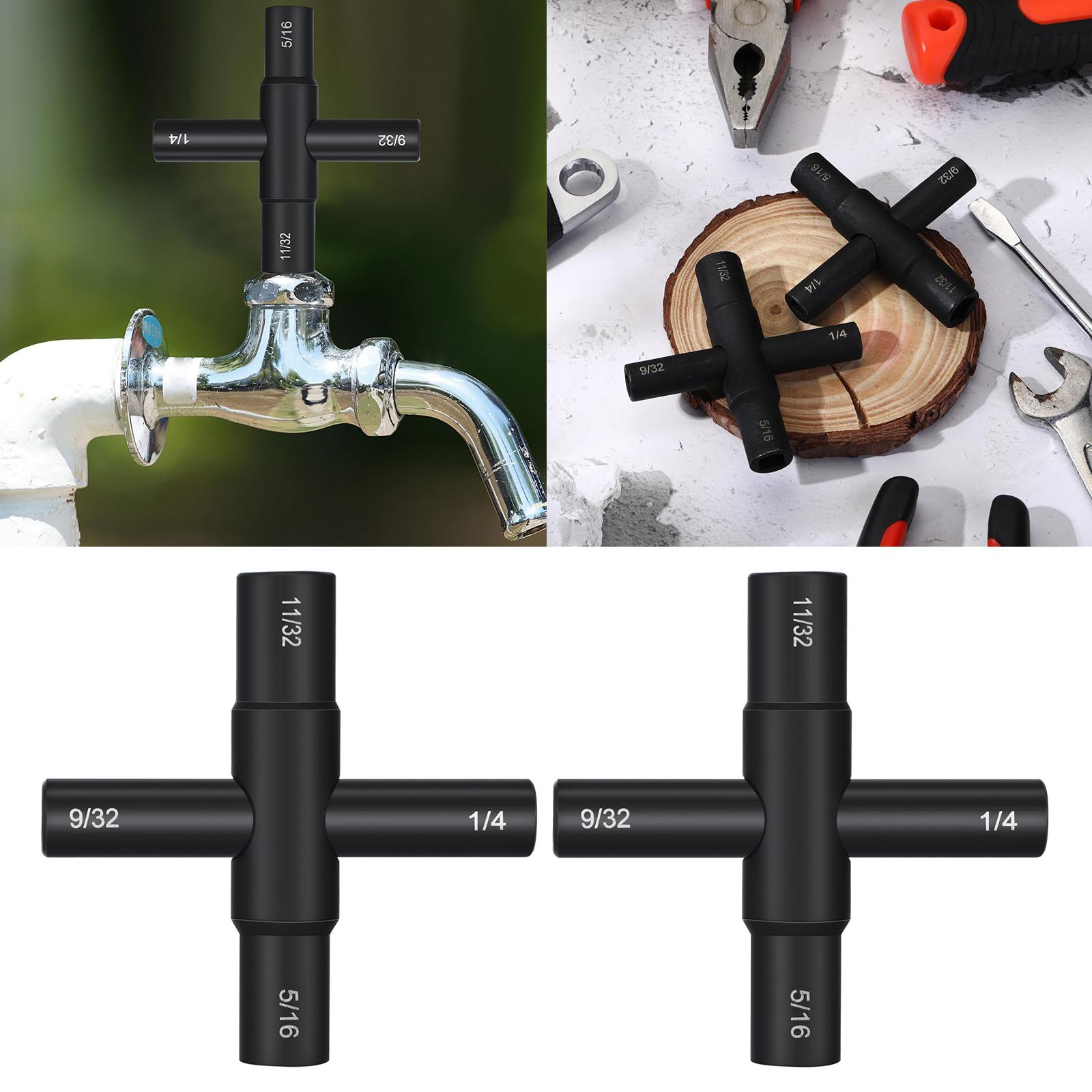2x 4-ходовой ключ для крана, сверхмощный водяной ключ, стальной водяной ключ для клапанов, патрубки для крана, нагрудник для шланга 1/4 дюйма, 9/32 дюйма, 5/16 дюйма, 11/32
2x 4-ходовой ключ для крана, сверхмощный водяной ключ, стальной водяной ключ для клапанов, патрубки для крана, нагрудник для шланга 1/4 дюйма, 9/32 дюйма, 5/16 дюйма, 11/32