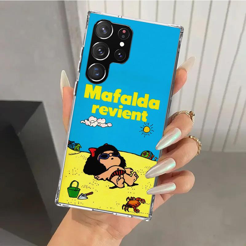 Mafalda Cartoon Phone Case for Samsung Galaxy S26 S24 S23 Ultra S25 Edge S22 S21 Plus S20 FE + Soft Print Shell Funda Galaxy S24 Samsung S22 Plus
Mafalda Cartoon Phone Case for Samsung Galaxy S26 S24 S23 Ultra S25 Edge S22 S21 Plus S20 FE + Soft Print Shell Funda Galaxy S24 Samsung S22 Plus
