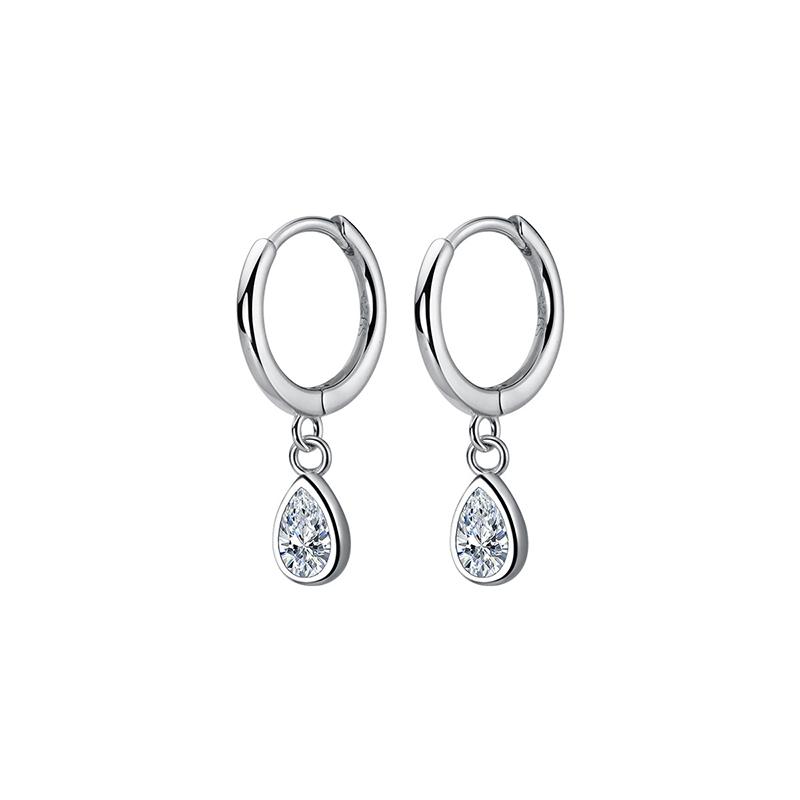 WANTME 925 Silver Sweet Water Drop Zircon Huggies Pendant Earrings for Women Fashion Wedding Party Hoop Charm Jewelry срібний
WANTME 925 Silver Sweet Water Drop Zircon Huggies Pendant Earrings for Women Fashion Wedding Party Hoop Charm Jewelry срібний