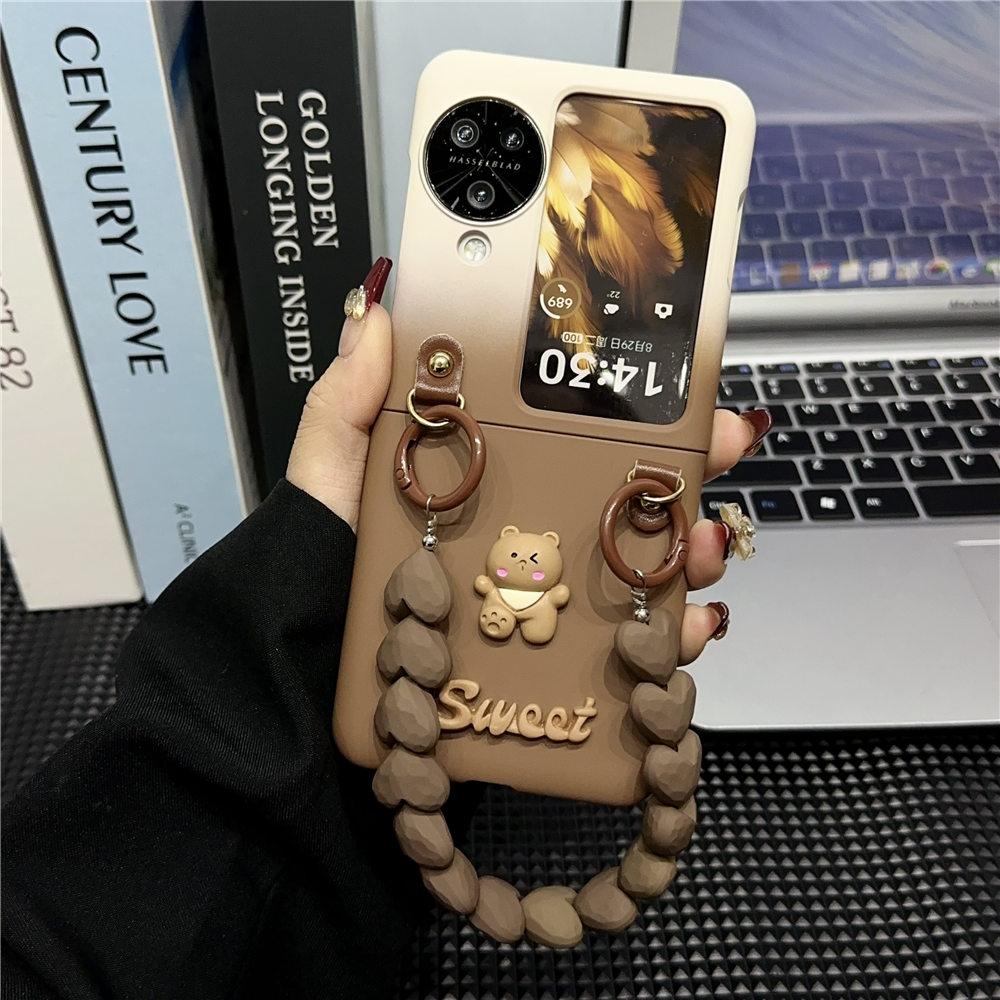 Luxury 3D Cute Bear Bracelet Matte Case For OPPO Find N3 Flip Find N2 Flip Shockproof Cover Fundas Find N2 Flip
Luxury 3D Cute Bear Bracelet Matte Case For OPPO Find N3 Flip Find N2 Flip Shockproof Cover Fundas Find N2 Flip