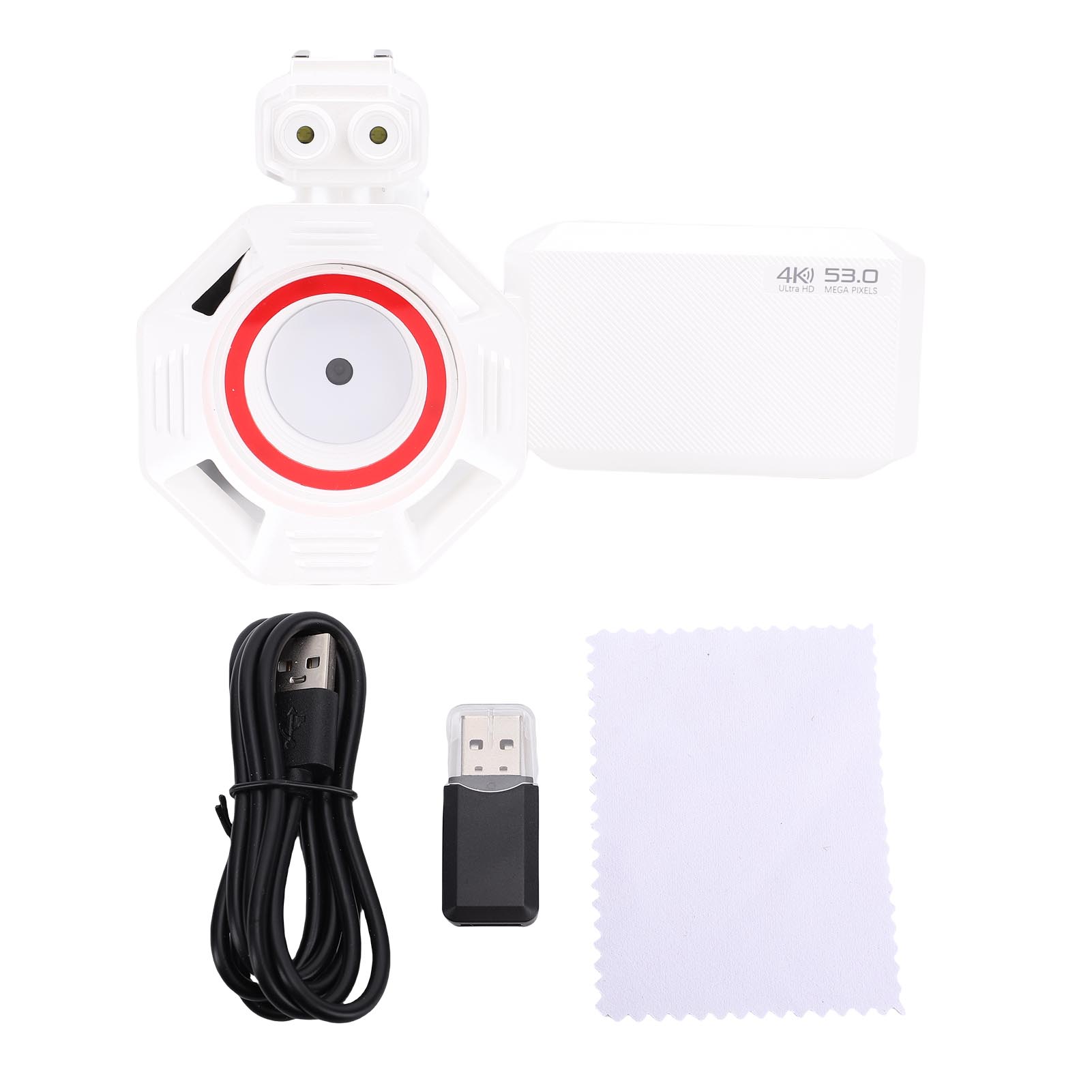 4K Digital Camera for Photography 3 Inch Color Display Autofocus WiFi Vlogging Camera with 50X білий
4K Digital Camera for Photography 3 Inch Color Display Autofocus WiFi Vlogging Camera with 50X білий
