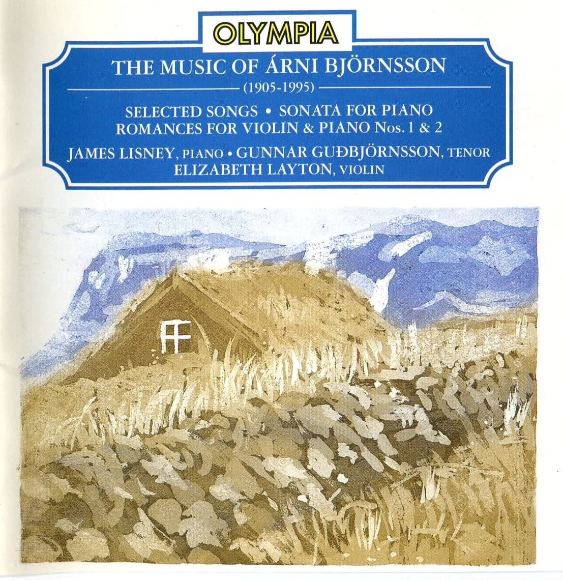 CD LISNEY, GUDBJORNSSON; LAYTON - Bjornsson;Piano & Violin/So OCD463 Olympia 1996 UK Classical Used
CD LISNEY, GUDBJORNSSON; LAYTON - Bjornsson;Piano & Violin/So OCD463 Olympia 1996 UK Classical Used