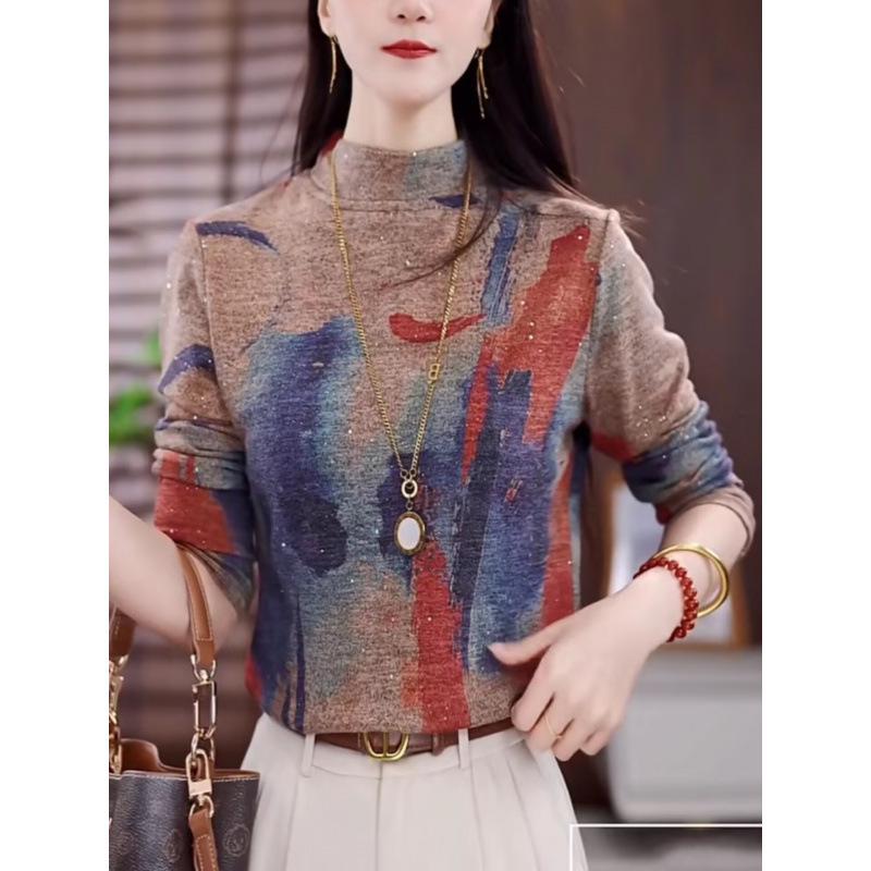 Women s Elegant High Neck Base Layer Shirt - Stylish, Youthful, and Slimming Top for Moms Extra Large
Women s Elegant High Neck Base Layer Shirt - Stylish, Youthful, and Slimming Top for Moms Extra Large