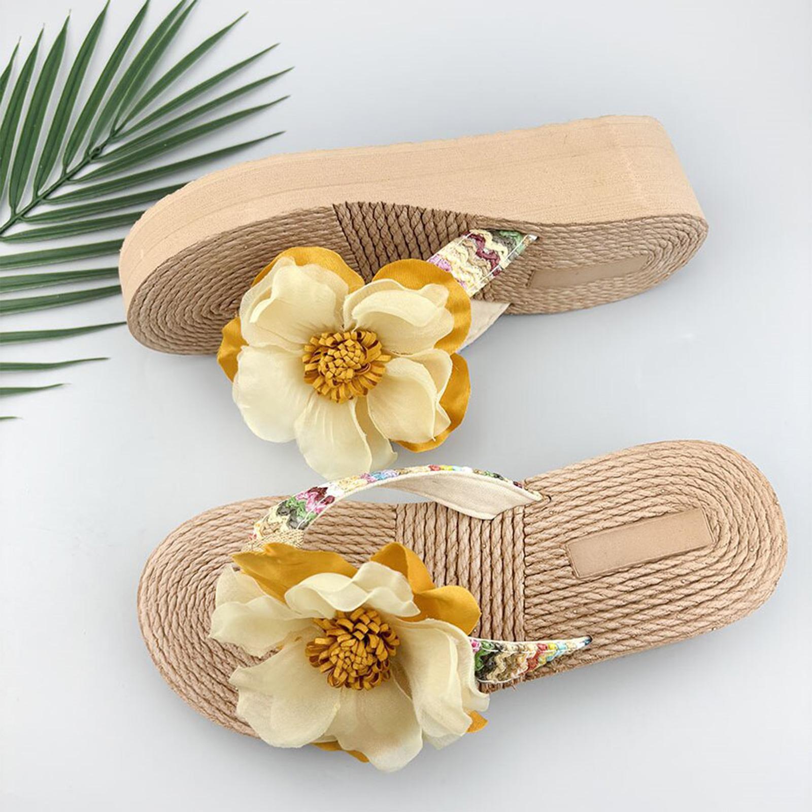 Summer women s flower herringbone slippers 38 жёлтый
Summer women s flower herringbone slippers 38 жёлтый