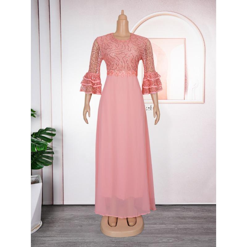 Плюс Размер Женщин Новое Модное Кружевное Шифоновое Платье 3XL розовый
Плюс Размер Женщин Новое Модное Кружевное Шифоновое Платье 3XL розовый