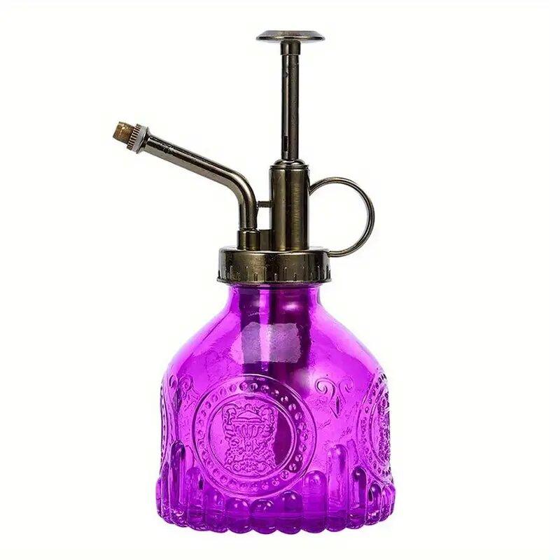 1pc Glass Watering Spray Bottle, Vintage Bronze Plastic Top Pump Watering Can Glass Spary Bottle Plant Mister, For House Plants, фиолетовый
1pc Glass Watering Spray Bottle, Vintage Bronze Plastic Top Pump Watering Can Glass Spary Bottle Plant Mister, For House Plants, фиолетовый