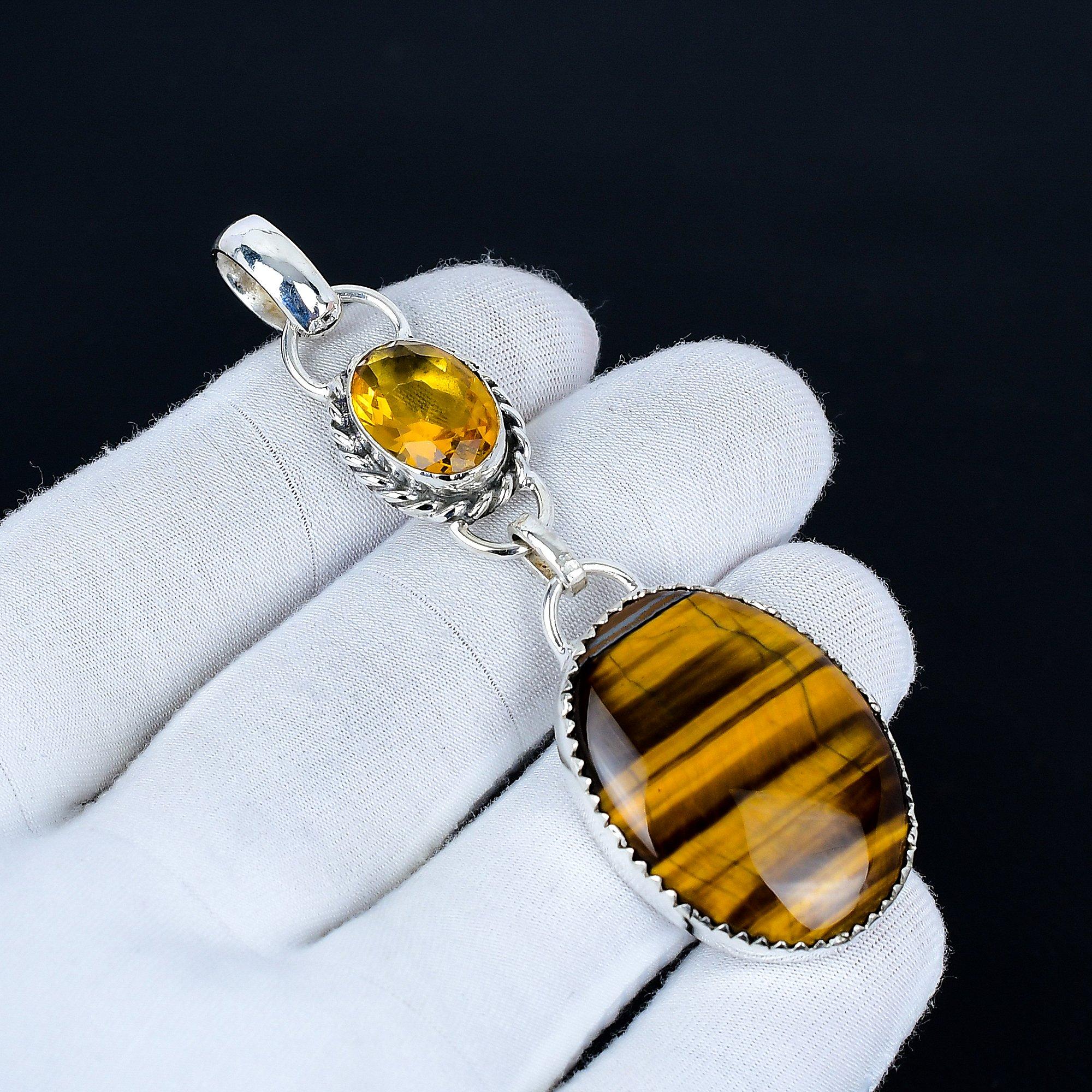 Tiger Eye Pendant, 925 Sterling Silver Handmade Jewelry, Citrine Silver Pendant, Party Wear Jewelry For Women s, Pendant Wadding Gift 8 Cm коричневый
Tiger Eye Pendant, 925 Sterling Silver Handmade Jewelry, Citrine Silver Pendant, Party Wear Jewelry For Women s, Pendant Wadding Gift 8 Cm коричневый