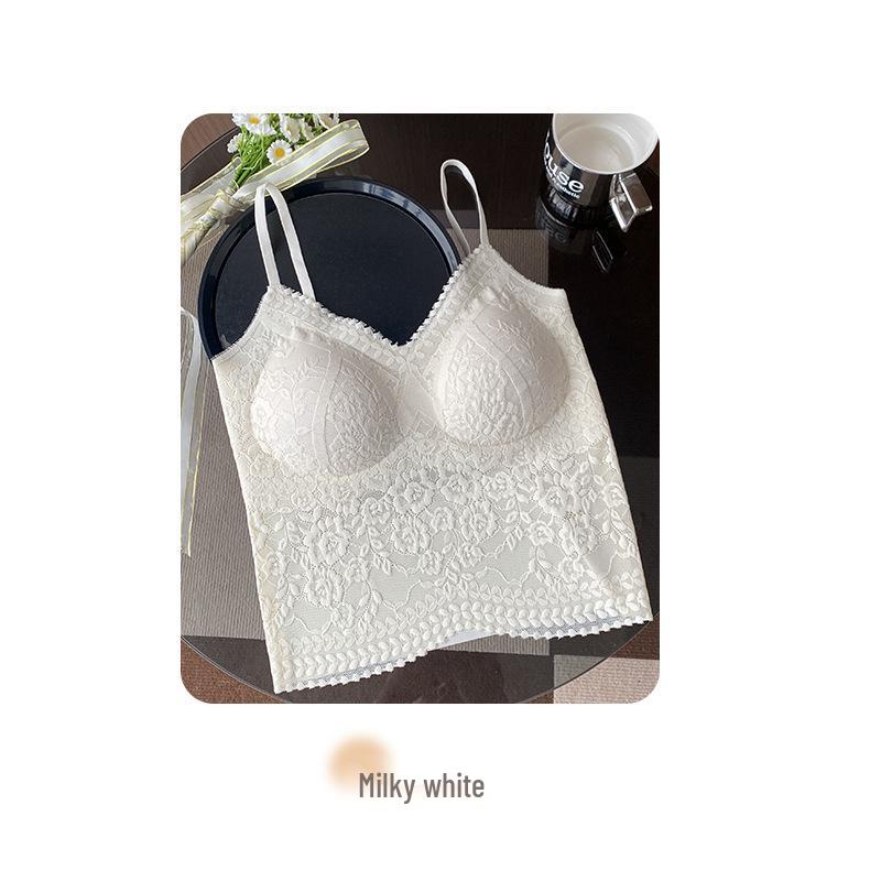 Lace V-Neck Camisole with Chest Pads, Breathable, Seamless, Body-Shaping, Wear as Inner or Outerwear One Size (42.5-60 kg) білий
Lace V-Neck Camisole with Chest Pads, Breathable, Seamless, Body-Shaping, Wear as Inner or Outerwear One Size (42.5-60 kg) білий