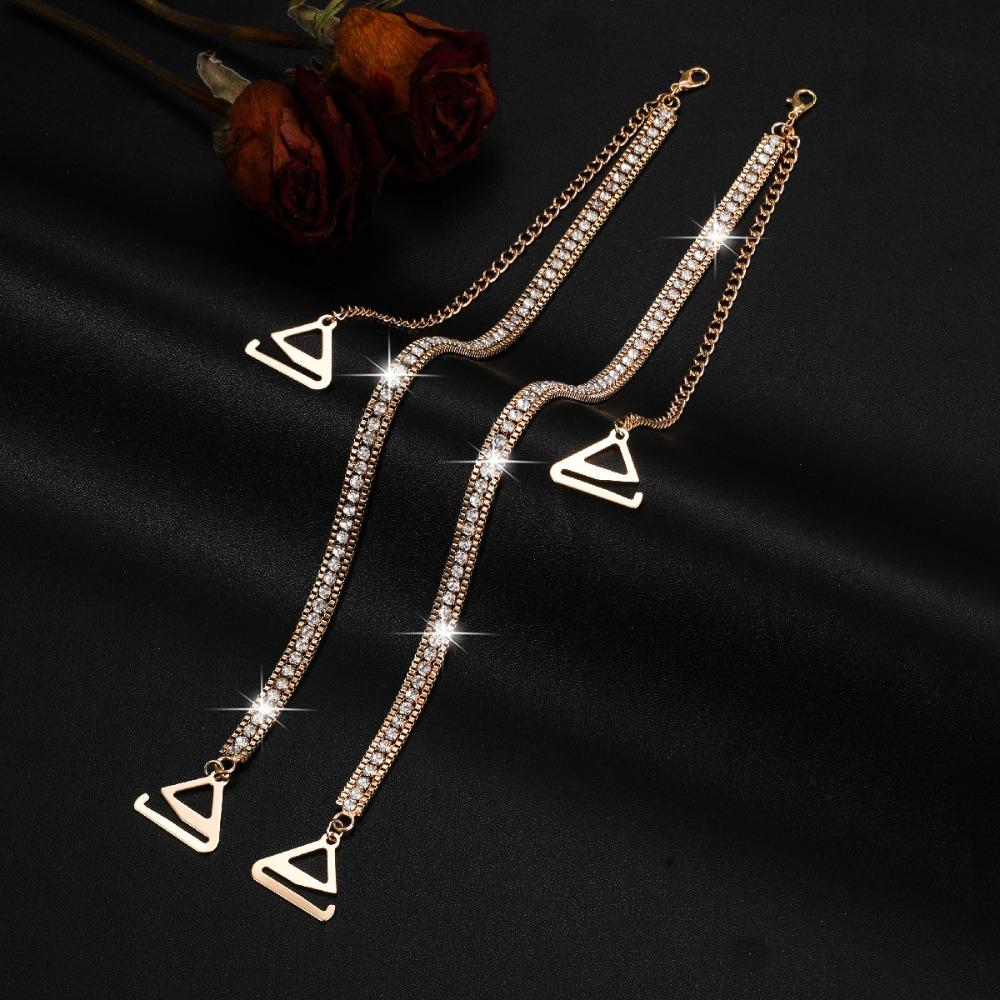 Non-Slip Rhinestone Bra Straps Sexy Off-the-shoulder Adjustable Bra Shoulder Belts Decorative Removable Bra Straps Replacement золотий
Non-Slip Rhinestone Bra Straps Sexy Off-the-shoulder Adjustable Bra Shoulder Belts Decorative Removable Bra Straps Replacement золотий