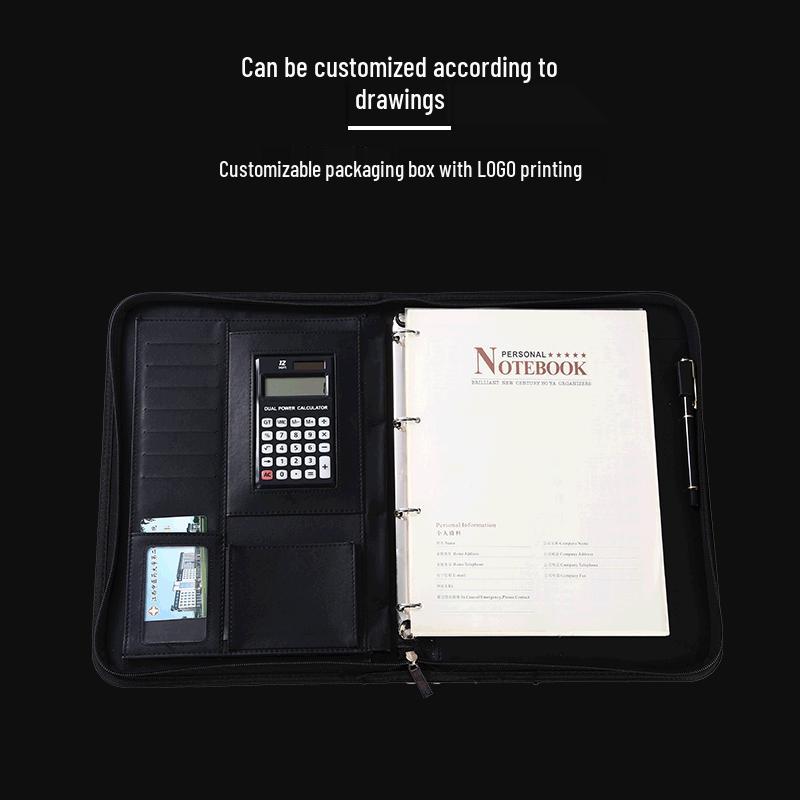 2020 A4 Custom Logo Multifunctional Zipper Bag Planner & Fashion Business Loose-Leaf Notebook Customizable
2020 A4 Custom Logo Multifunctional Zipper Bag Planner & Fashion Business Loose-Leaf Notebook Customizable