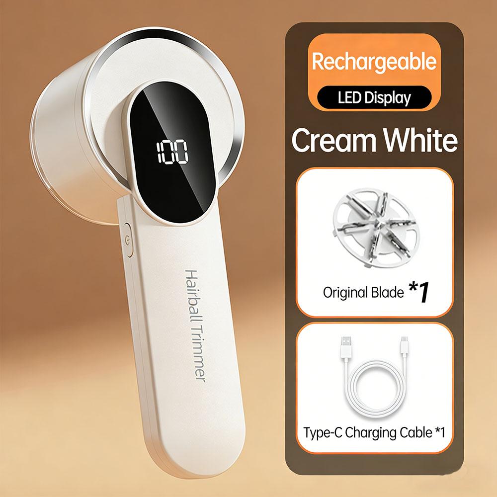 Electric Pill Remover (2026 New Release) 6 Powerful Blades LED Display Energy Saving Type-C Rechargeable Lint Cleaner білий
Electric Pill Remover (2026 New Release) 6 Powerful Blades LED Display Energy Saving Type-C Rechargeable Lint Cleaner білий