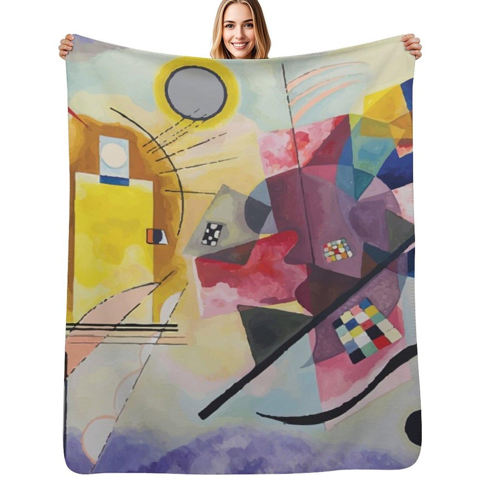 Wassily Kandinsky YellowRedBlue Throw Blanket Plush Fuzzy Cozy Blanket for Couch Sofa 102x76cm(40x30in)
Wassily Kandinsky YellowRedBlue Throw Blanket Plush Fuzzy Cozy Blanket for Couch Sofa 102x76cm(40x30in)