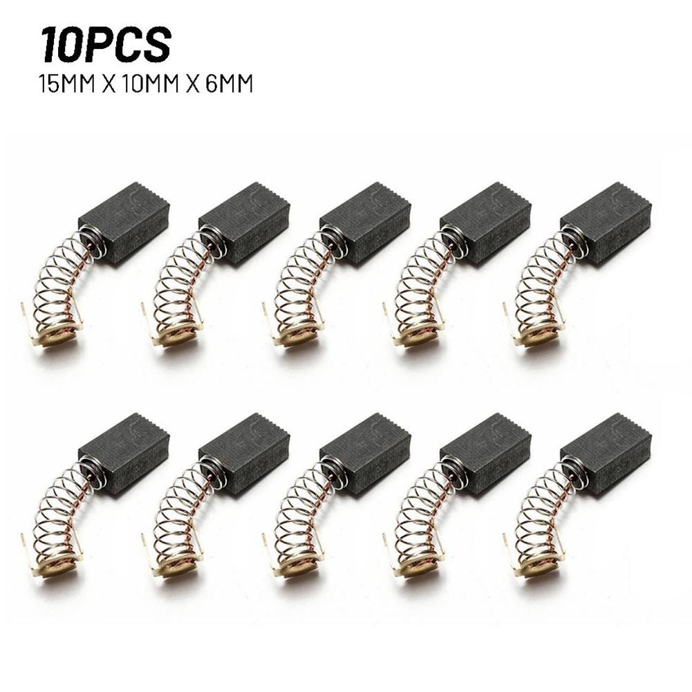 10pcs Carbon Brush Kit 15mmX10mmX6mm Motor Carbon Brushes 40mm Length For Power Tool Electric Motor Brush Parts
10pcs Carbon Brush Kit 15mmX10mmX6mm Motor Carbon Brushes 40mm Length For Power Tool Electric Motor Brush Parts
