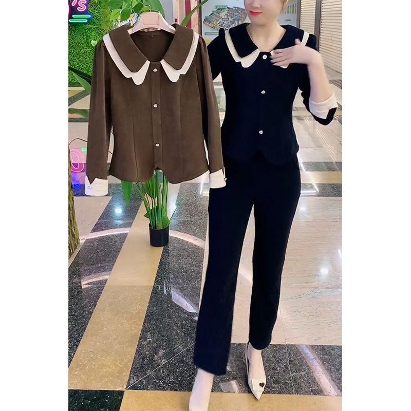 Женский модный костюм для похудения: Комплект из двух вещей на весну/осень 2025 года с топом, подчеркивающим талию, и повседневными брюками 4XL for 145-160 jin
Женский модный костюм для похудения: Комплект из двух вещей на весну/осень 2025 года с топом, подчеркивающим талию, и повседневными брюками 4XL for 145-160 jin