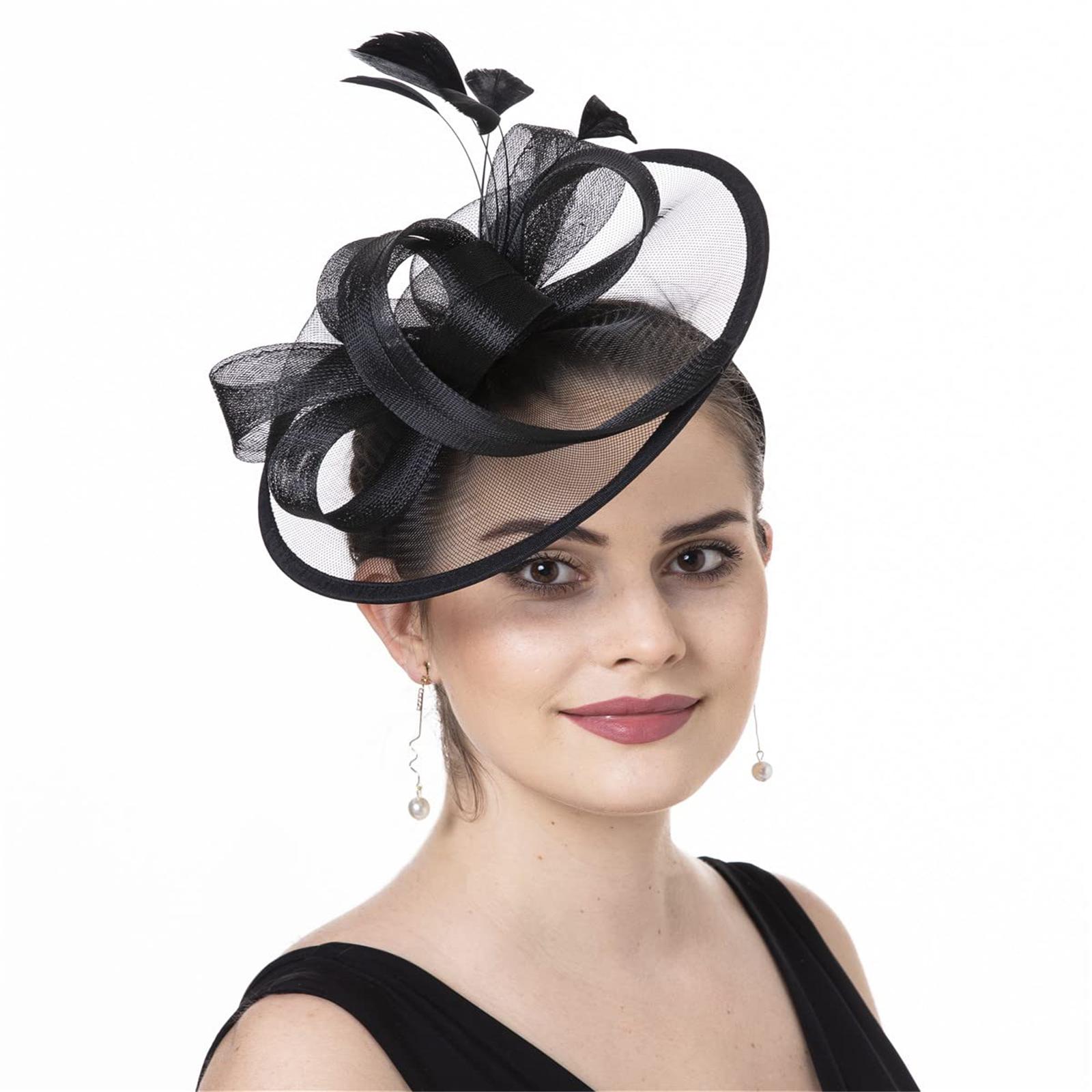 Фасцинатор для женщин Заколка для волос Шляпка Перья Банты Вуаль Аксессуар для волос Модный парик для свадебной вечеринки Особое событие 6
Фасцинатор для женщин Заколка для волос Шляпка Перья Банты Вуаль Аксессуар для волос Модный парик для свадебной вечеринки Особое событие 6