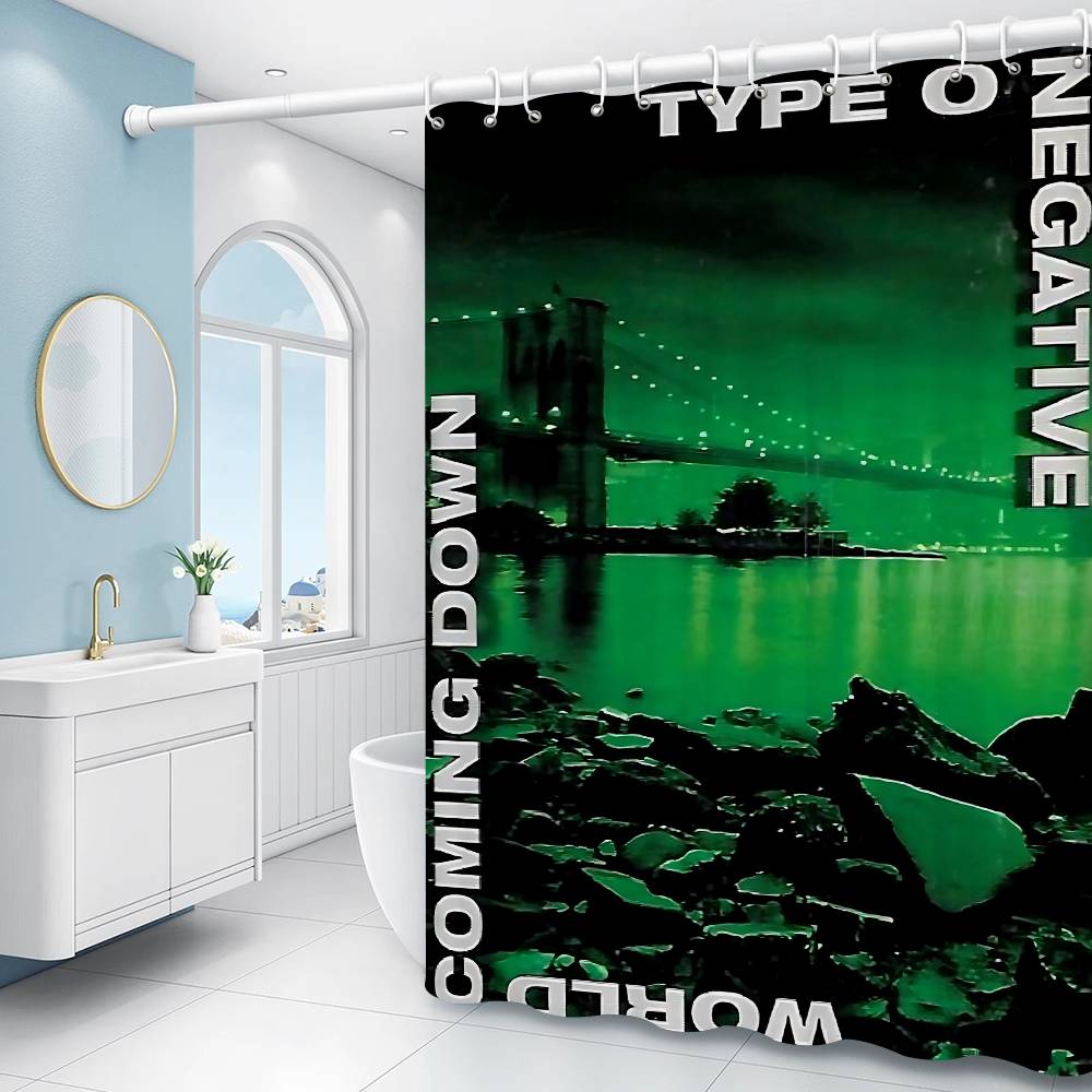 Rock Band T-Type O N-Negative 1PC Printed Shower Curtain Waterproof Washable With 12 Hooks Bathroom Shower Home Use 90x180 cm
Rock Band T-Type O N-Negative 1PC Printed Shower Curtain Waterproof Washable With 12 Hooks Bathroom Shower Home Use 90x180 cm