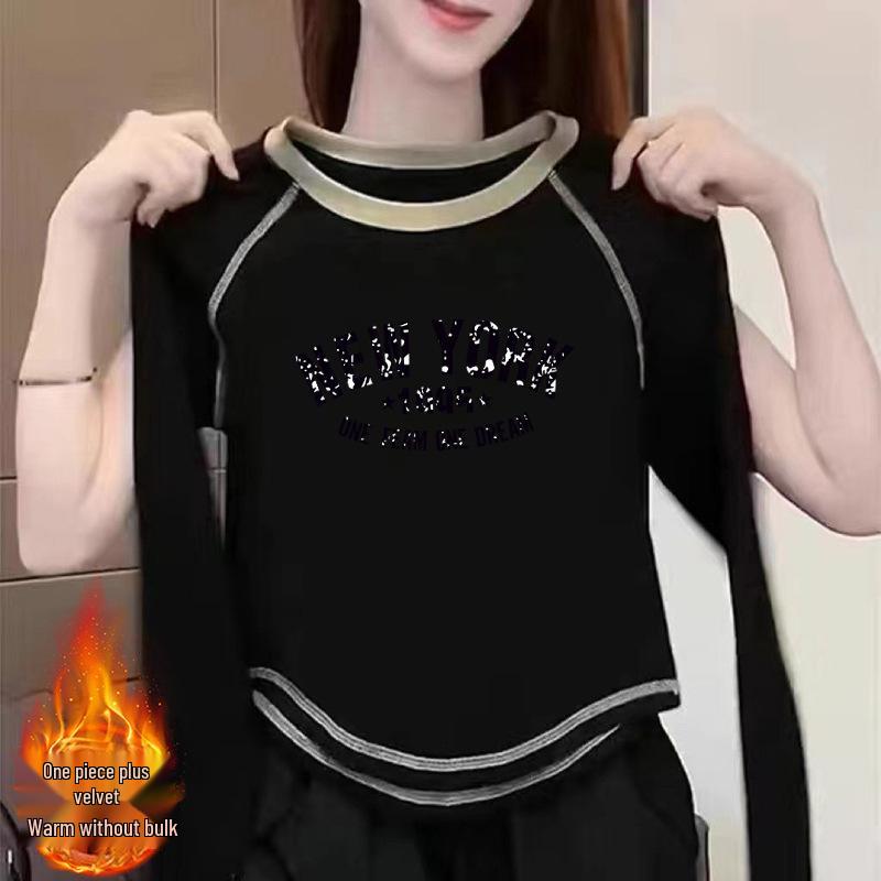 2024 Women s Double-Sided Velvet Long-Sleeve T-Shirt: Chic, Versatile Innerwear for Autumn/Winter XL (125-135 lbs) белый
2024 Women s Double-Sided Velvet Long-Sleeve T-Shirt: Chic, Versatile Innerwear for Autumn/Winter XL (125-135 lbs) белый