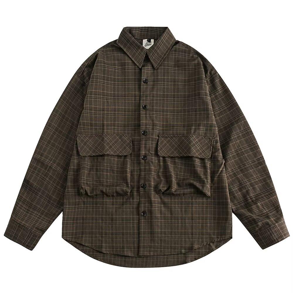 Рубашка в японском стиле в стиле ретро с большим карманом, с длинными рукавами, для мужчин и женщин, винтажная, с несколькими карманами, контрастного цвета, для пары, рубашка, пальто 2XL зелёный
Рубашка в японском стиле в стиле ретро с большим карманом, с длинными рукавами, для мужчин и женщин, винтажная, с несколькими карманами, контрастного цвета, для пары, рубашка, пальто 2XL зелёный