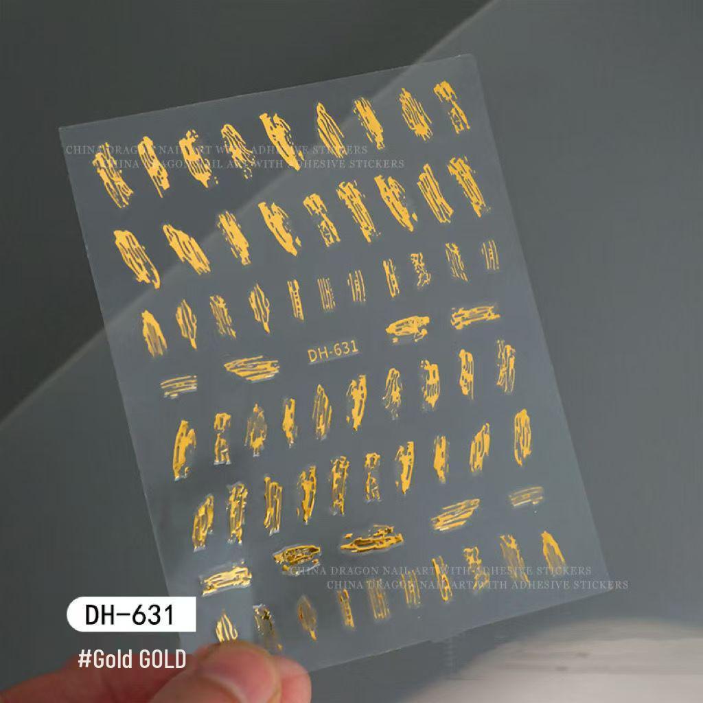 Irregular Pattern Gold Foil Nail Art Stickers & 3D Magic Mirror Powder
Irregular Pattern Gold Foil Nail Art Stickers & 3D Magic Mirror Powder