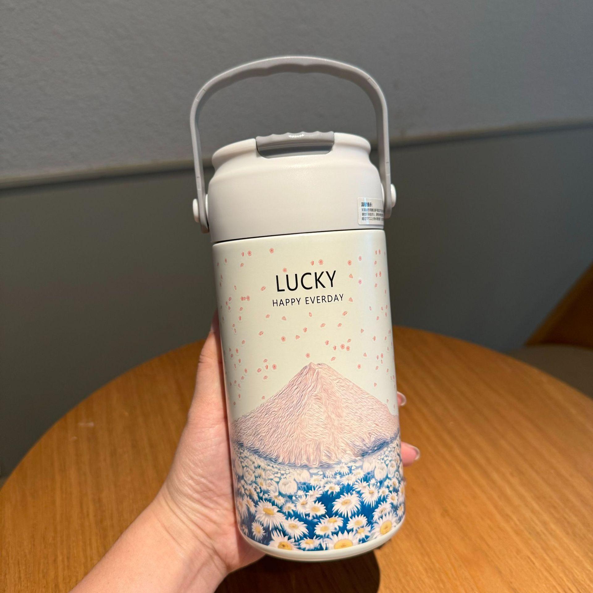 High-appearance-level Oil Painting Flower Tea Straw Cup, Portable Large-capacity Stainless Steel Insulated Cup Hand-held Cup 550ML
High-appearance-level Oil Painting Flower Tea Straw Cup, Portable Large-capacity Stainless Steel Insulated Cup Hand-held Cup 550ML