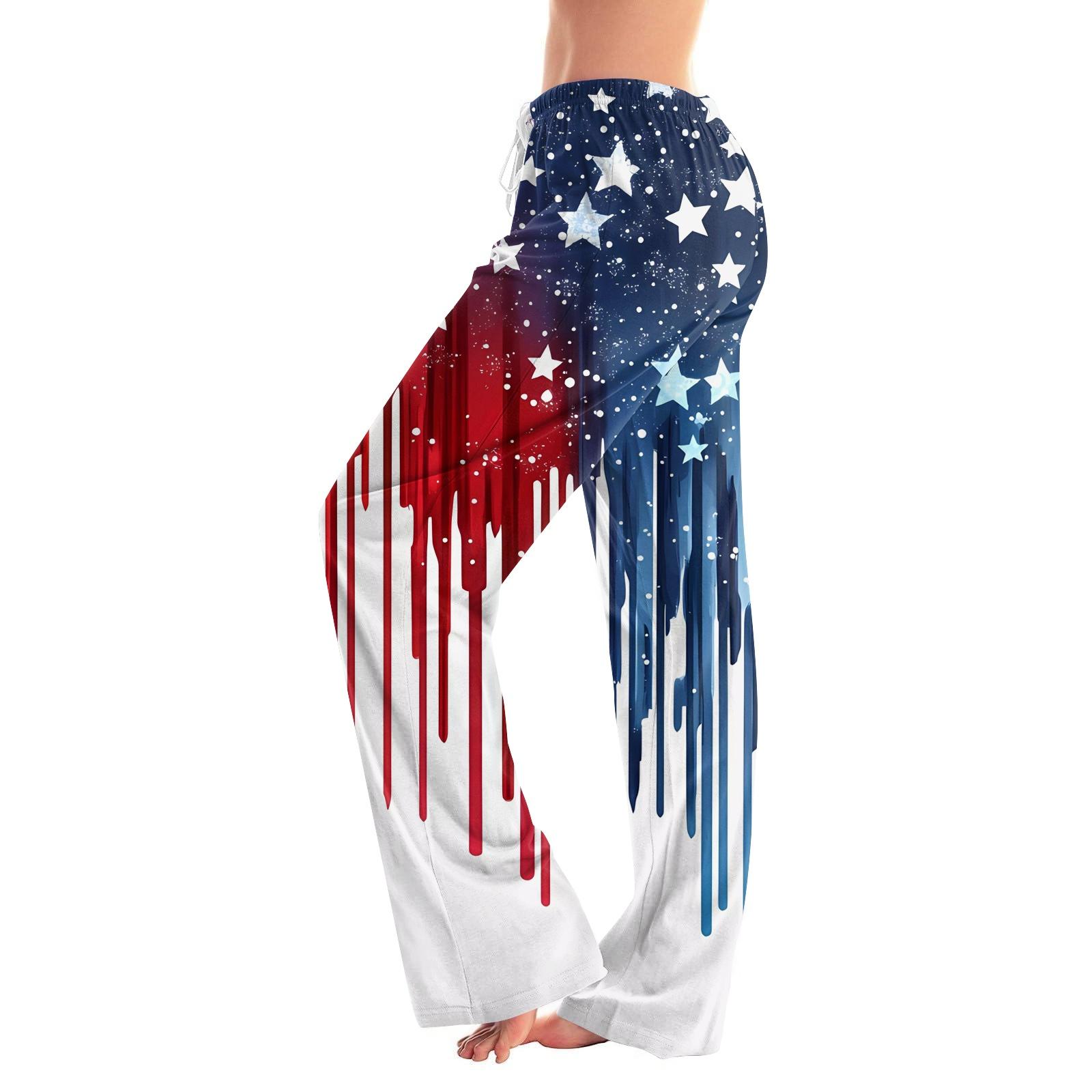 Women s Drawstring Waist Loose Fit Independence Day Printed Long Pants Casual Relaxed Trousers with Star Pattern Design XL білий
Women s Drawstring Waist Loose Fit Independence Day Printed Long Pants Casual Relaxed Trousers with Star Pattern Design XL білий