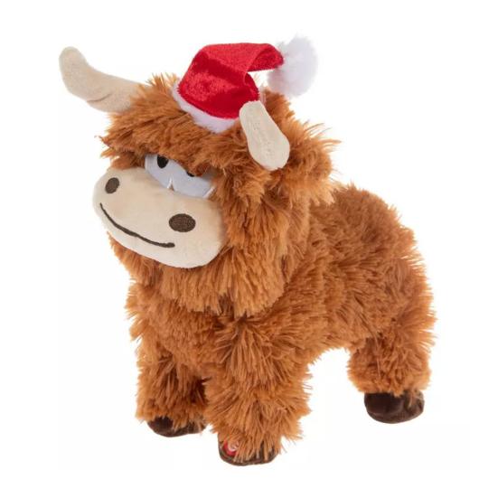 Electric Plush Highland Cow with Santa Hat Soft Goat Stuffed Animal Christmas Holiday Decoration Cute Stress Relief Gift for Kids Family B
Electric Plush Highland Cow with Santa Hat Soft Goat Stuffed Animal Christmas Holiday Decoration Cute Stress Relief Gift for Kids Family B