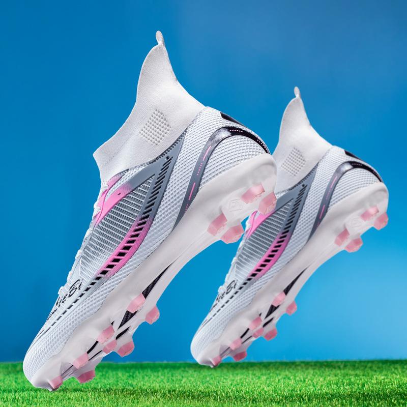 High-top football shoes autumn youth artificial grass spikes primary and secondary school students competition professional equipment 33 розовый
High-top football shoes autumn youth artificial grass spikes primary and secondary school students competition professional equipment 33 розовый
