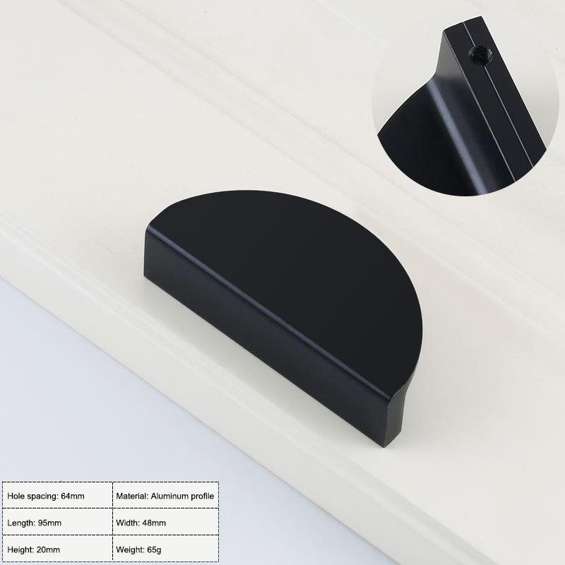 Wardrobe Knob Furniture Handle Modern Cabinet Closet Door Pull Handle with 22mm Screw Black 6830/Size: L
Wardrobe Knob Furniture Handle Modern Cabinet Closet Door Pull Handle with 22mm Screw Black 6830/Size: L