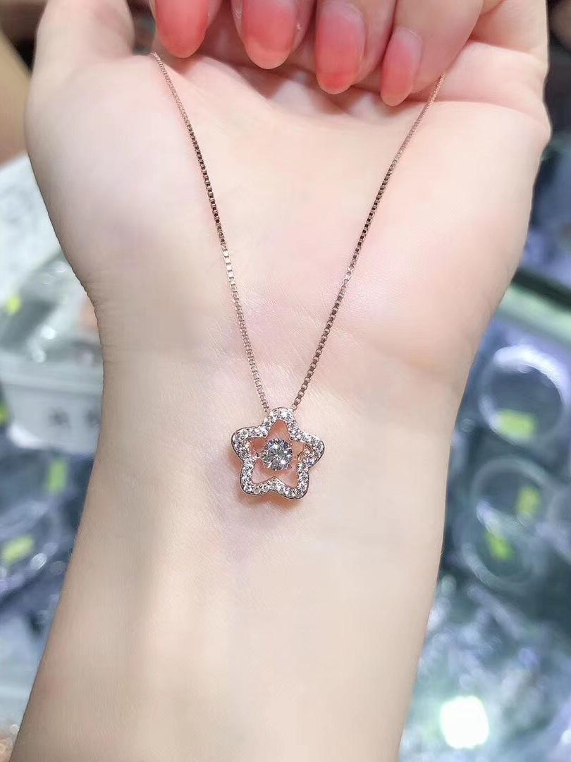 S925 Sterling Silver Star Pendant Necklace for Women , Rhinestone Wish Star Choker Box Chain , Lightweight 2.8g 925 sterling silver рожевий колір золота
S925 Sterling Silver Star Pendant Necklace for Women , Rhinestone Wish Star Choker Box Chain , Lightweight 2.8g 925 sterling silver рожевий колір золота