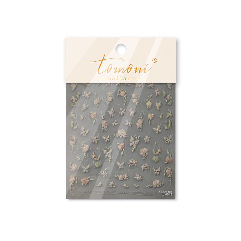 Наклейки для ногтей Tomoni Retro Japanese Glass Flower & Butterfly, горячее тиснение, стиль 4019
Наклейки для ногтей Tomoni Retro Japanese Glass Flower & Butterfly, горячее тиснение, стиль 4019