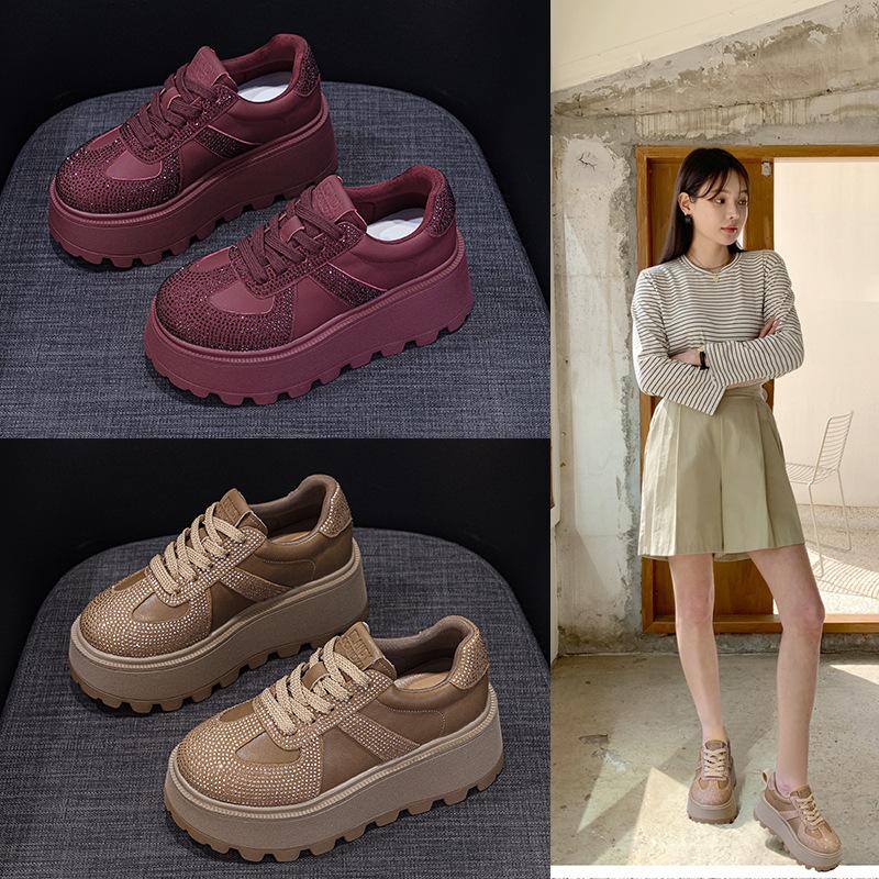 Dexun shoes platform spring heightening women s retro matte leather plus rhinestones casual fashion sports board shoes women s shoes 40
Dexun shoes platform spring heightening women s retro matte leather plus rhinestones casual fashion sports board shoes women s shoes 40
