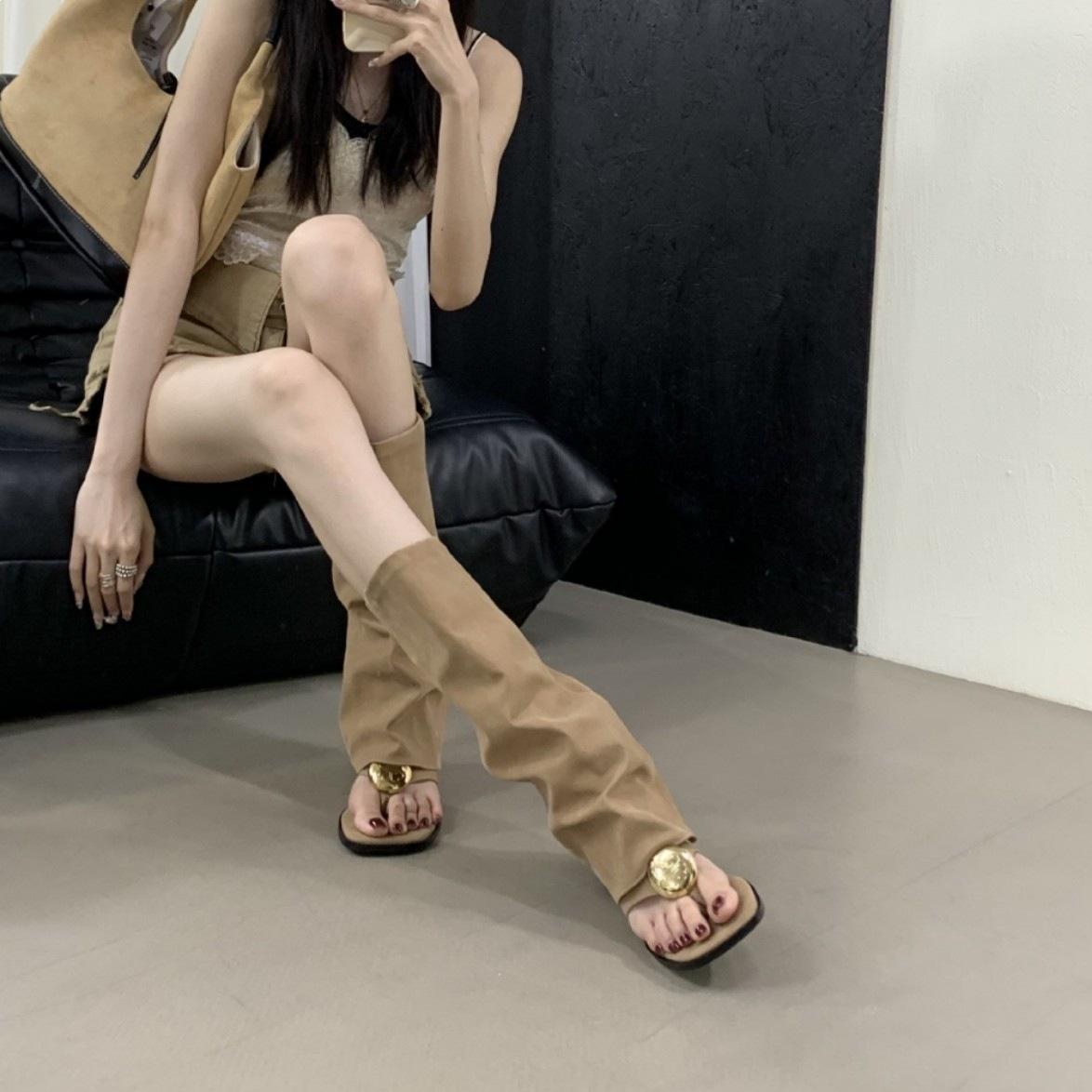 Mezzie Cold Boots Women S Summer Hollow Boots French Retro Boots Inner Height-Increasing Roman Sandals 39
Mezzie Cold Boots Women S Summer Hollow Boots French Retro Boots Inner Height-Increasing Roman Sandals 39