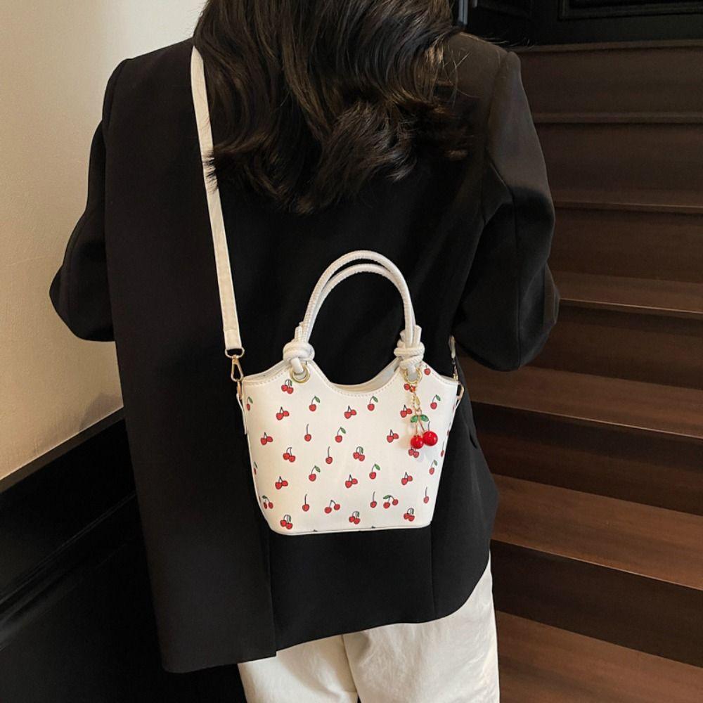 Large Capacity Basket Shoulder Bag Korean Style Small Tote Bag Cherry Crossbody Bag Outdoor White
Large Capacity Basket Shoulder Bag Korean Style Small Tote Bag Cherry Crossbody Bag Outdoor White