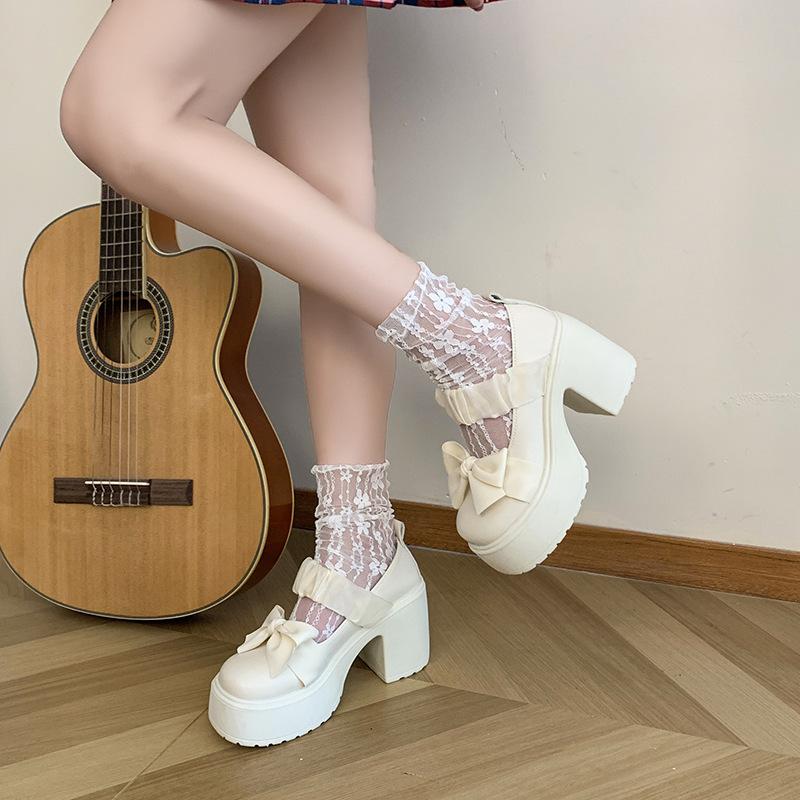 British style Mary Jane small leather shoes 2025 autumn new platform bow thick heel single shoes women s one-pedal loafers 40
British style Mary Jane small leather shoes 2025 autumn new platform bow thick heel single shoes women s one-pedal loafers 40