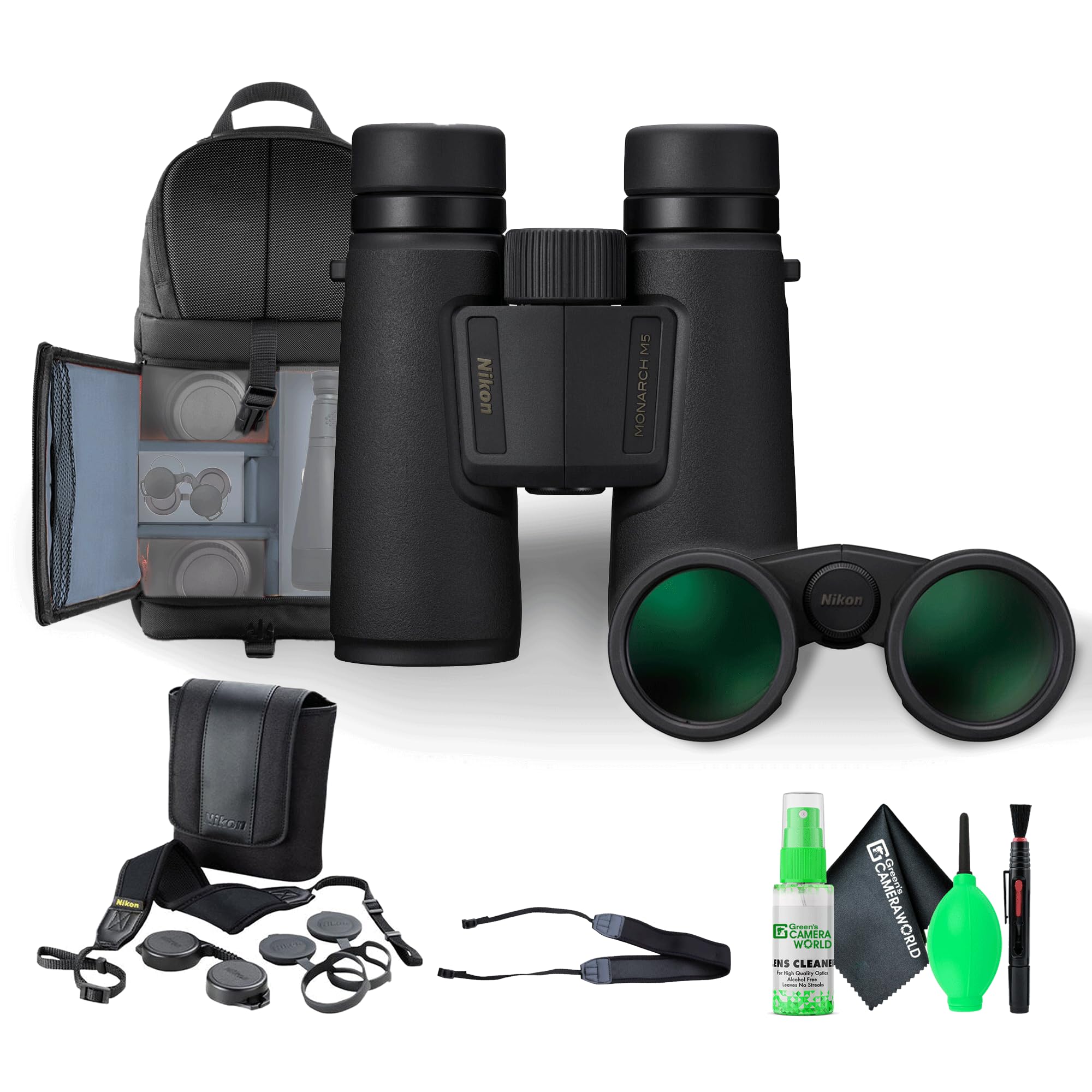 Nikon Monarch M5 12x42 Binoculars Waterproof Fogproof ED Glass Long Eye Relief with Diginerds Cleaning Kit Neck Strap and Professional Sling Backpack
Nikon Monarch M5 12x42 Binoculars Waterproof Fogproof ED Glass Long Eye Relief with Diginerds Cleaning Kit Neck Strap and Professional Sling Backpack