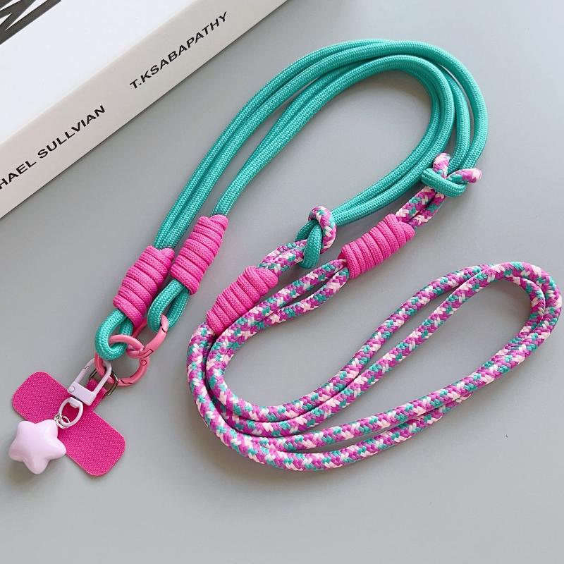 Two-Tone Long Crossbody Phone Lanyard With Star Charm, Anti-Theft Color-Block Universal Lanyard, Lanyard For Cameras Or Bags зелёный
Two-Tone Long Crossbody Phone Lanyard With Star Charm, Anti-Theft Color-Block Universal Lanyard, Lanyard For Cameras Or Bags зелёный