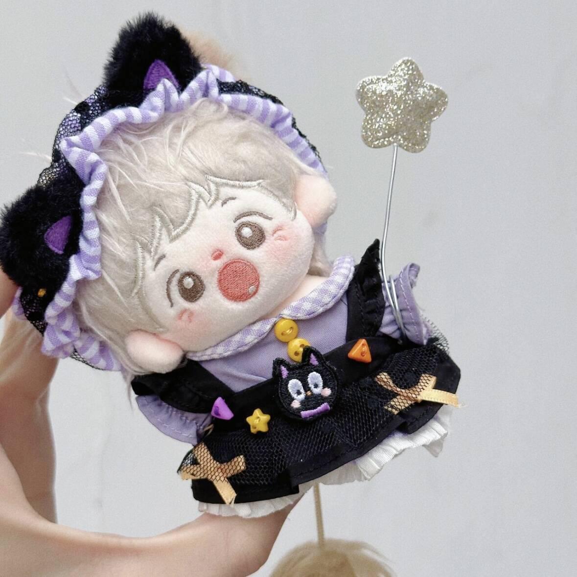 10cm Kitten Witch Cotton Doll Clothes: Starfish and Normal Body Dress-Up Set Outfit Set
10cm Kitten Witch Cotton Doll Clothes: Starfish and Normal Body Dress-Up Set Outfit Set