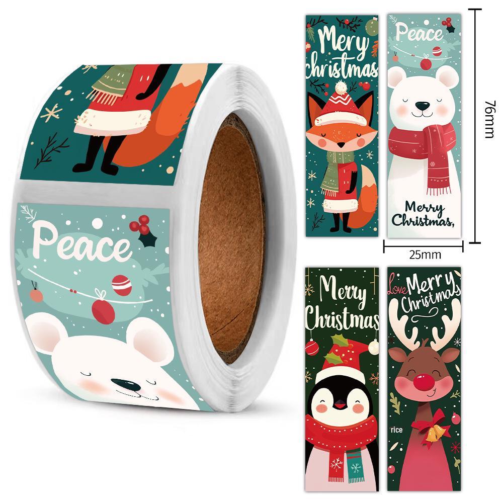 Christmas Festive Sticker Roll for Gift Wrapping and Journaling 2.5cm*7.6cm
Christmas Festive Sticker Roll for Gift Wrapping and Journaling 2.5cm*7.6cm