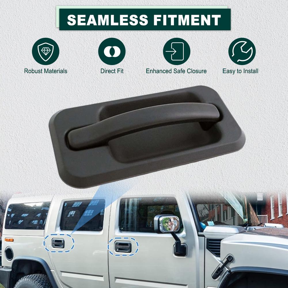 Exterior Outside Door Handle Front Rear Left Right for Hummer H2 2003 2003 2004 2005 2006 2007-2009 Left Hand Drive 15104792 Rear Right no Hole
Exterior Outside Door Handle Front Rear Left Right for Hummer H2 2003 2003 2004 2005 2006 2007-2009 Left Hand Drive 15104792 Rear Right no Hole